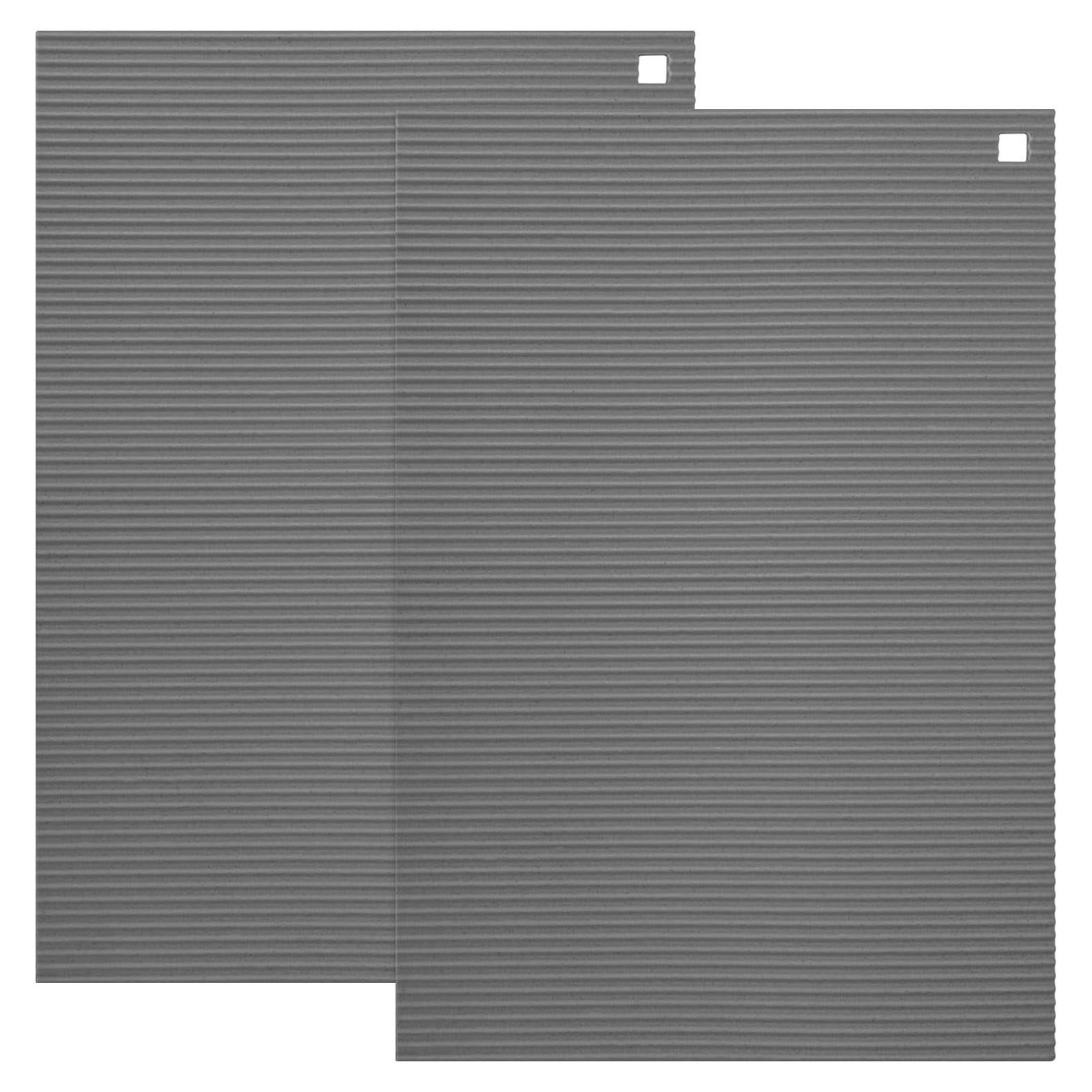 Trivets de Silicona GIDGEE 2 Unidades 24.13x35.81 cm Gris