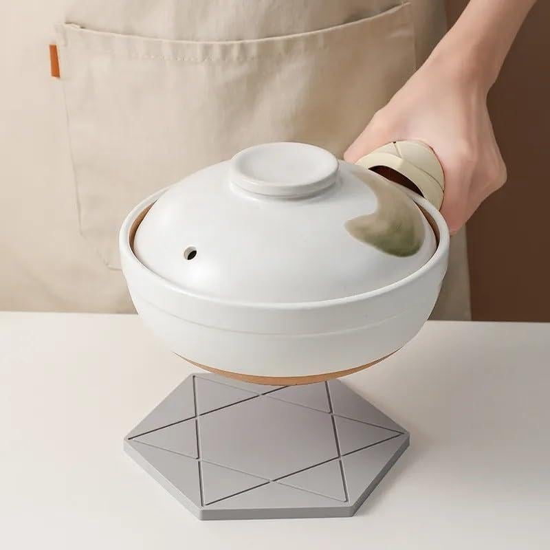 Mats de Silicona Hexagonales MINGLEMART - Paquete de 4