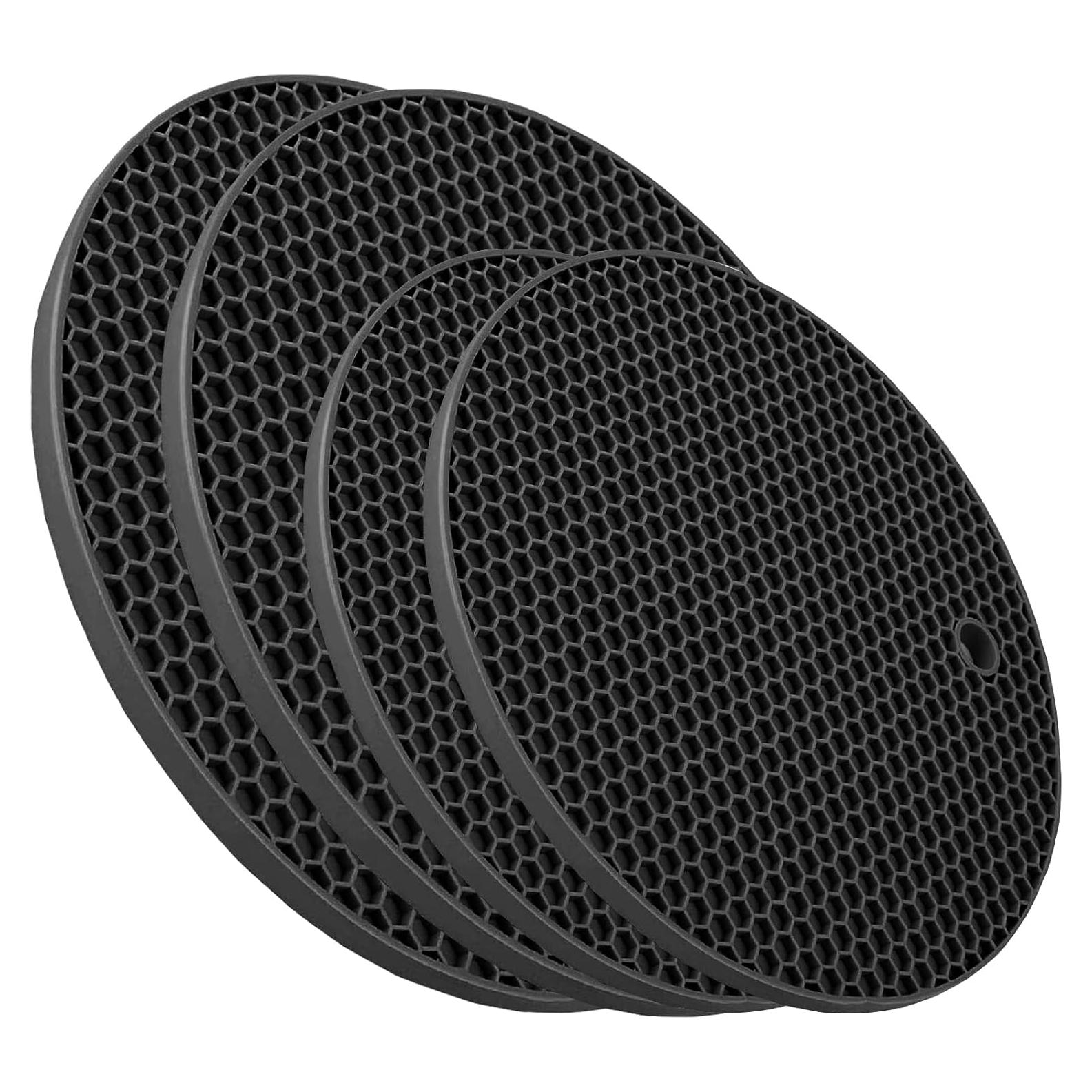 Trivetes de Silicona Tonbbow 4 Piezas 22.86 cm y 17.78 cm