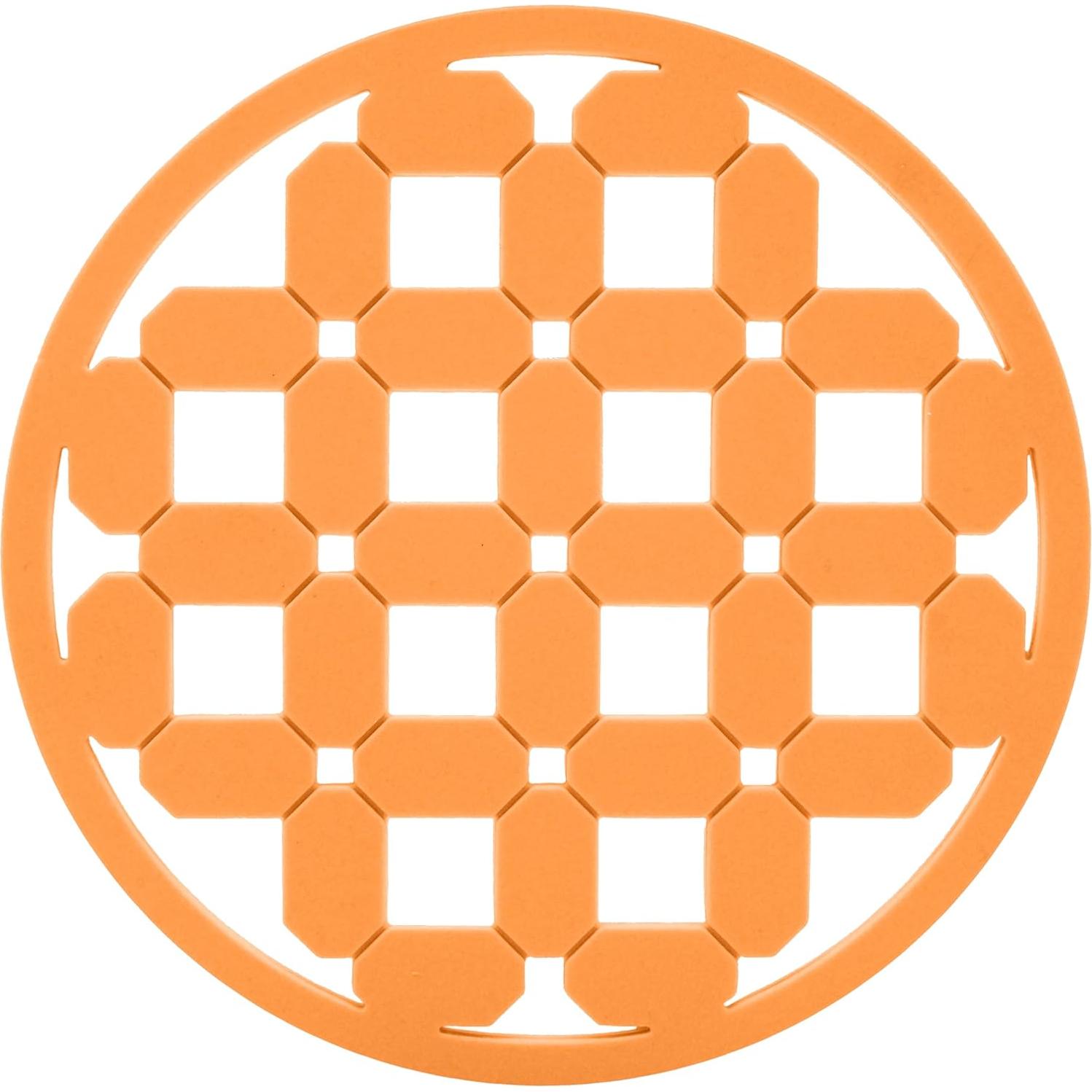 Trivetes de Silicona OGGI Naranja 17.78cm Antideslizantes