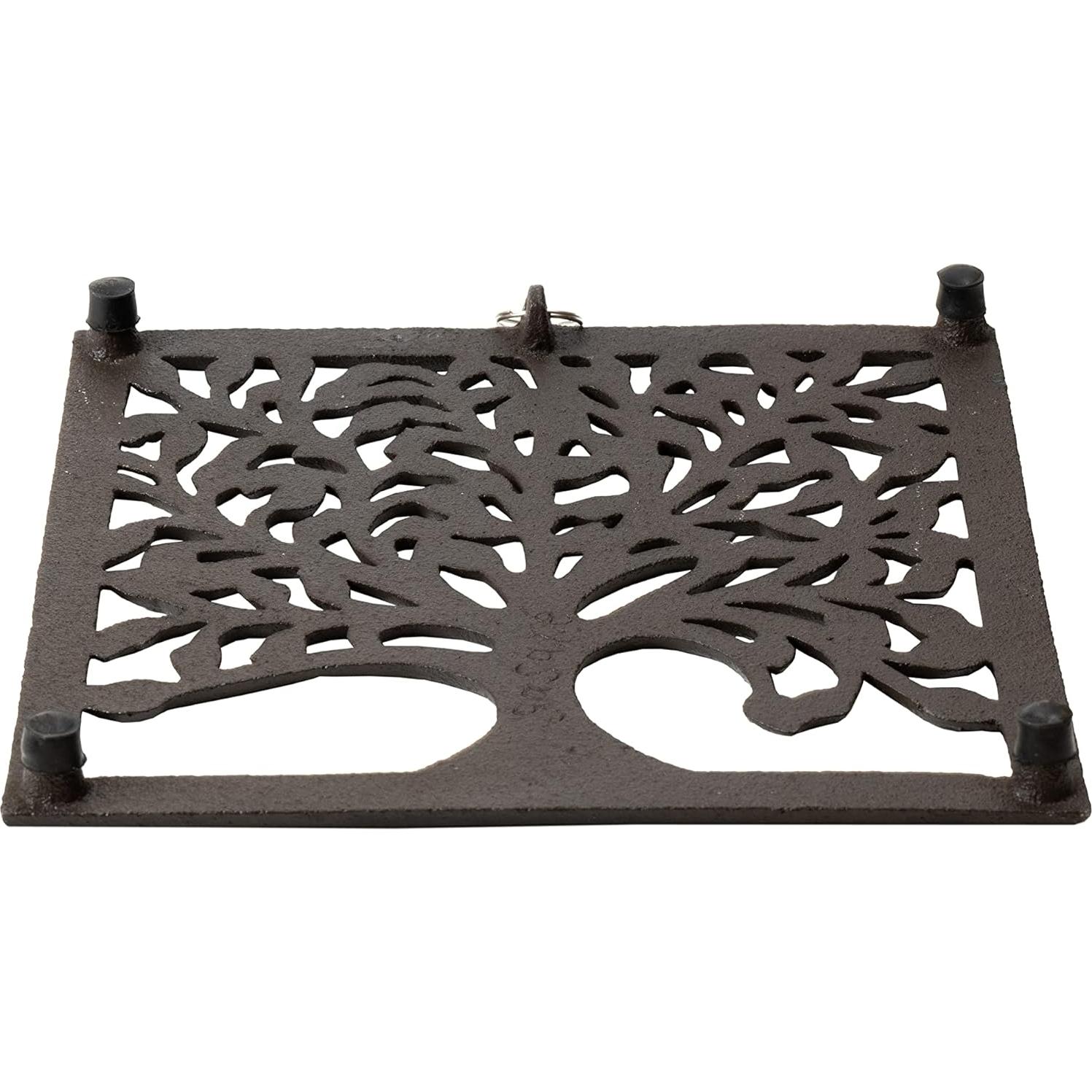 Trivet de Hierro Fundido GASARÉ - Diseño Árbol Familiar 20.32cm