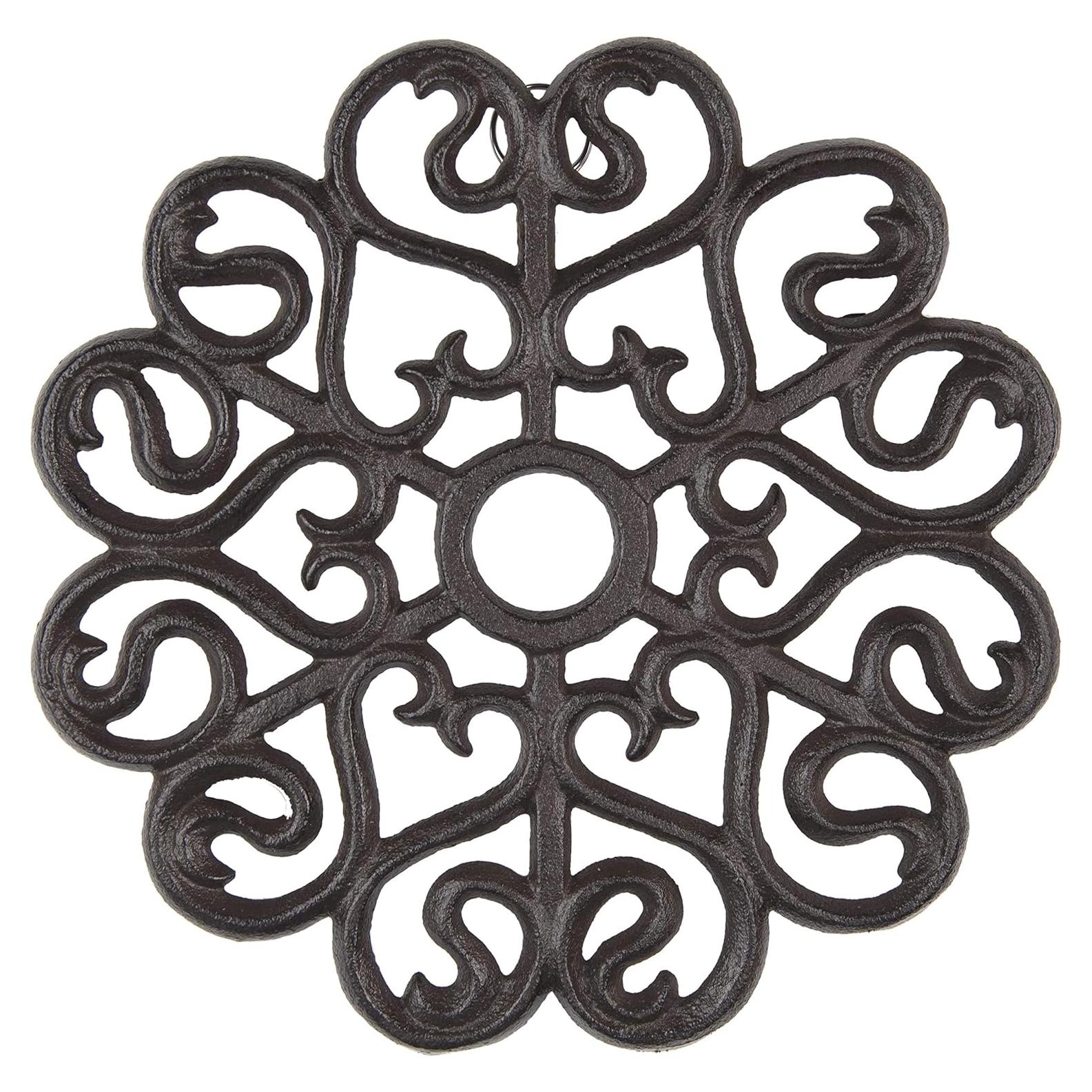 Trivet de Hierro Fundido GASARÉ Diseño Victoriano 20.32 cm