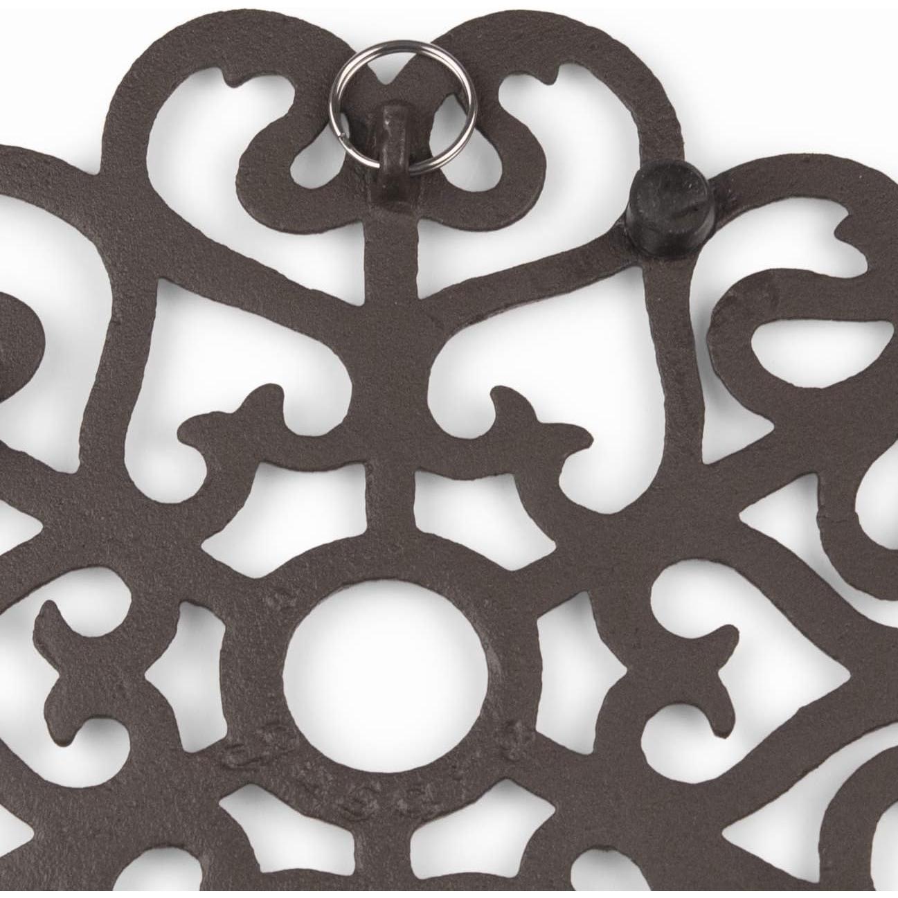 Trivet de Hierro Fundido GASARÉ Diseño Victoriano 20.32 cm