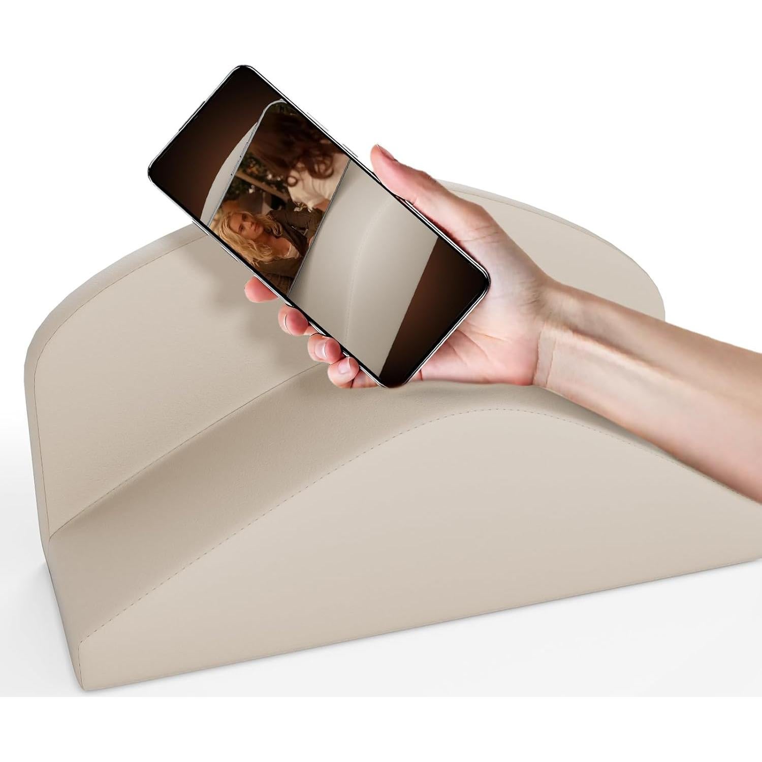 Soporte de Teléfono con Almohada Donrunpro 2 en 1 Plegable