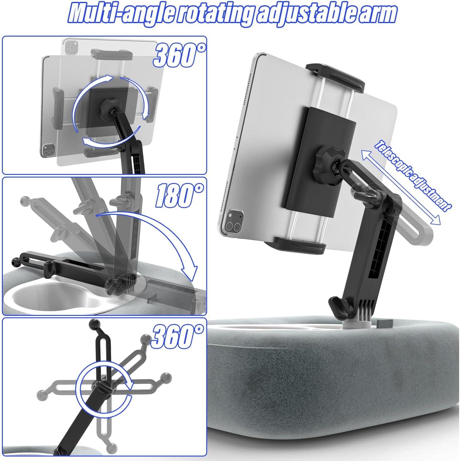 Soporte de Almohada para Tableta LYFICCS 360° Ajustable Gris