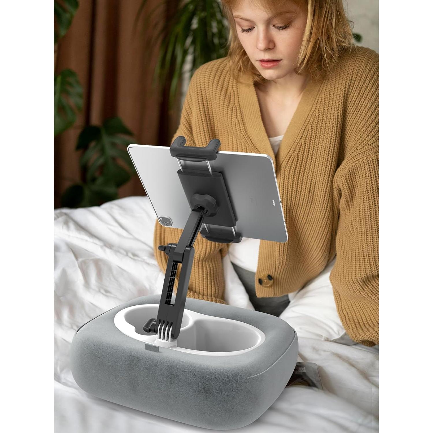 Soporte de Almohada para Tableta LYFICCS 360° Ajustable Gris