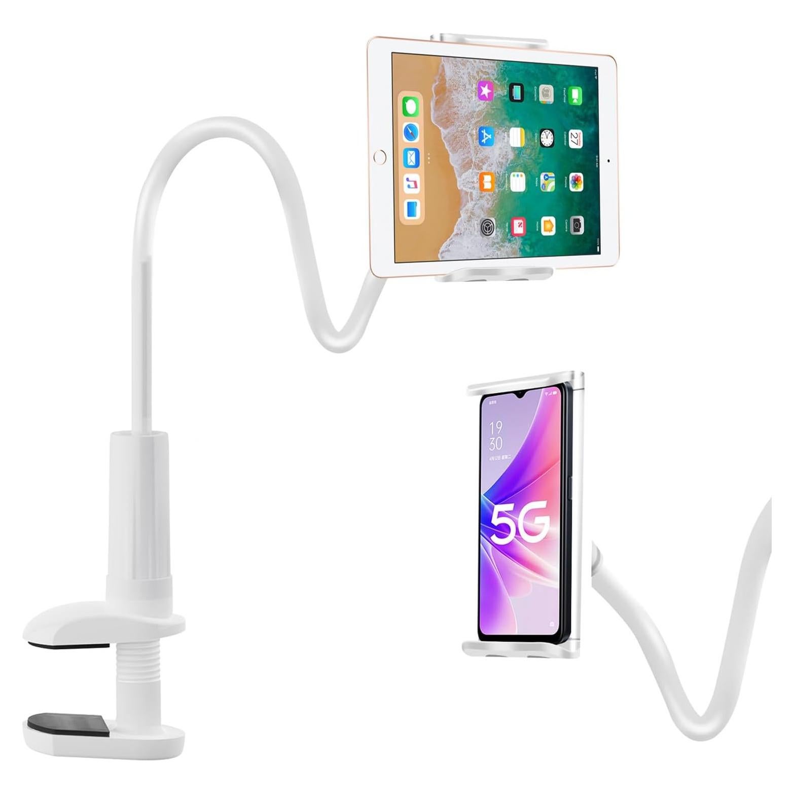 Soporte de Tablet ZUYEE Cuello de Ganso 76.2 cm Blanco