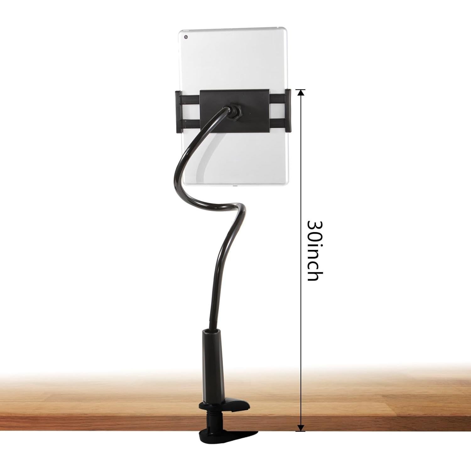 Soporte de Tablet ZUYEE Cuello de Ganso 76.2 cm Blanco