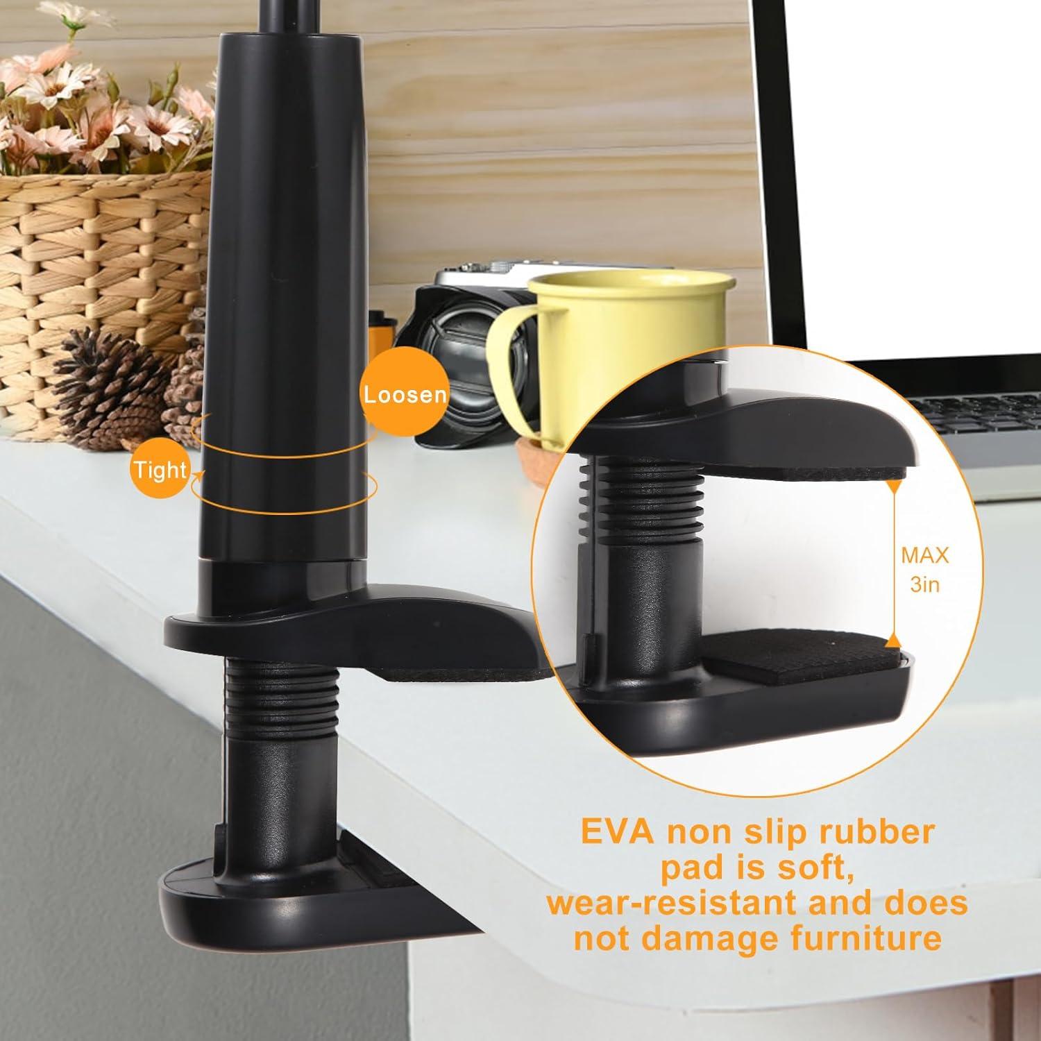 Soporte de Tablet ZUYEE Cuello de Ganso 76.2 cm Blanco