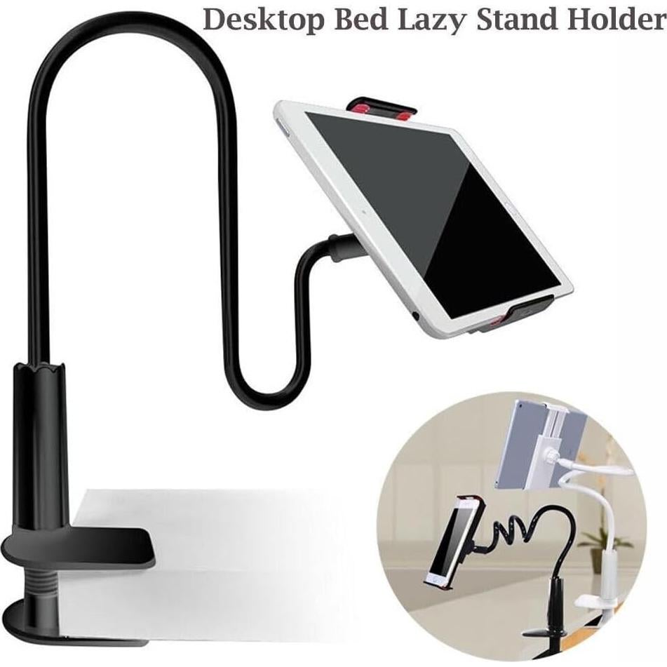 Soporte Flexible para Tableta y Teléfono HGLCM 360° Negro