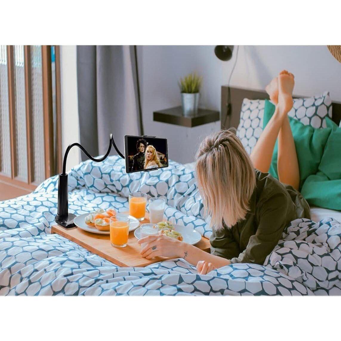 Soporte Flexible para Tableta y Teléfono HGLCM 360° Negro