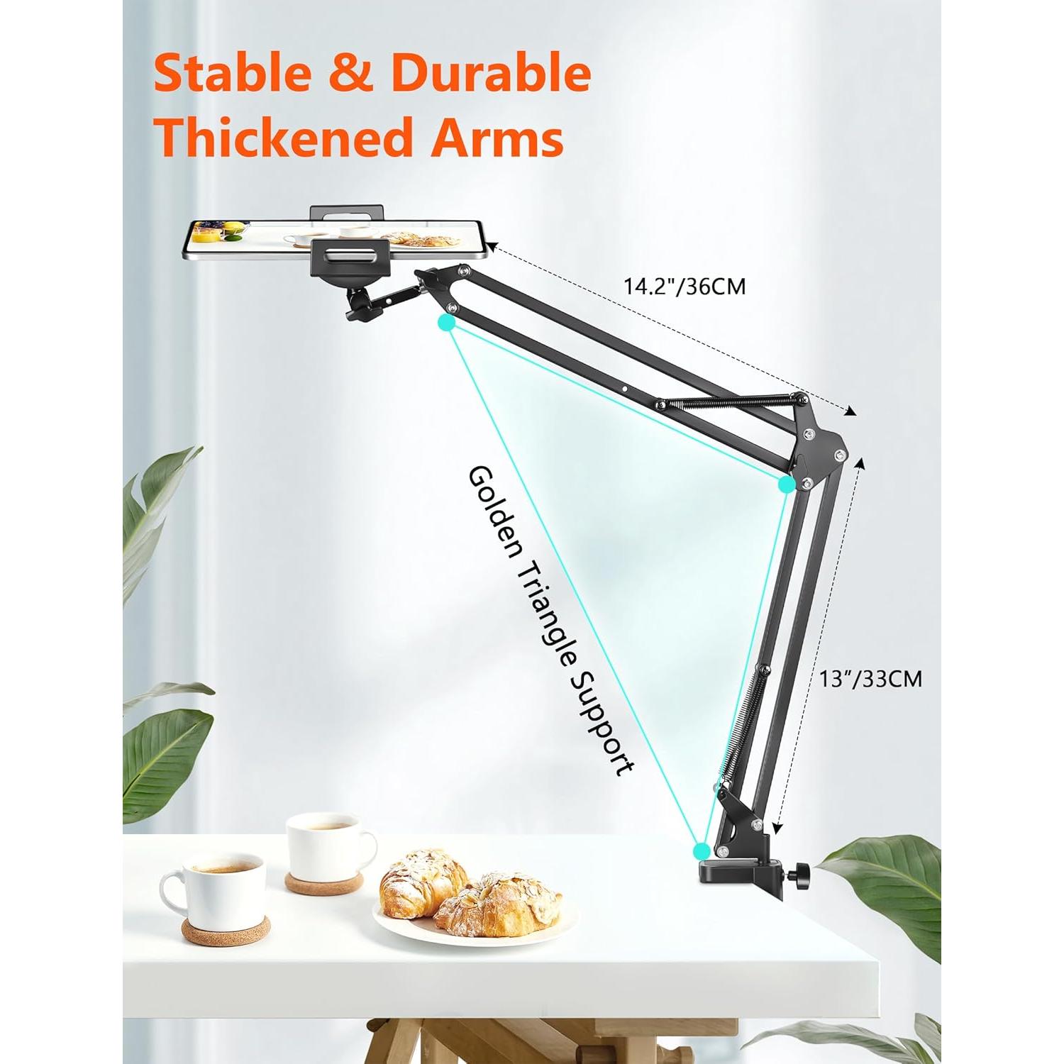 Soporte para Tablet de Escritorio Evekea DS02 360° Ajustable