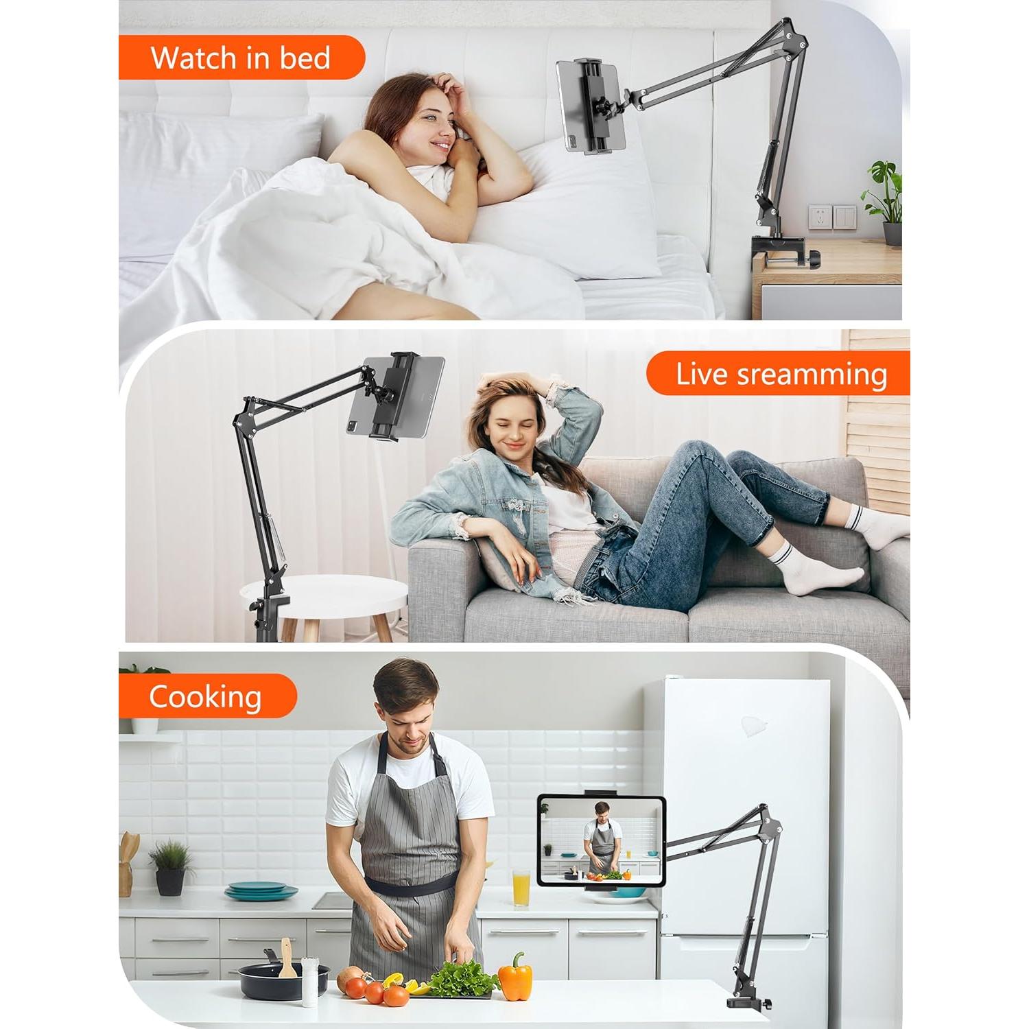 Soporte para Tablet de Escritorio Evekea DS02 360° Ajustable