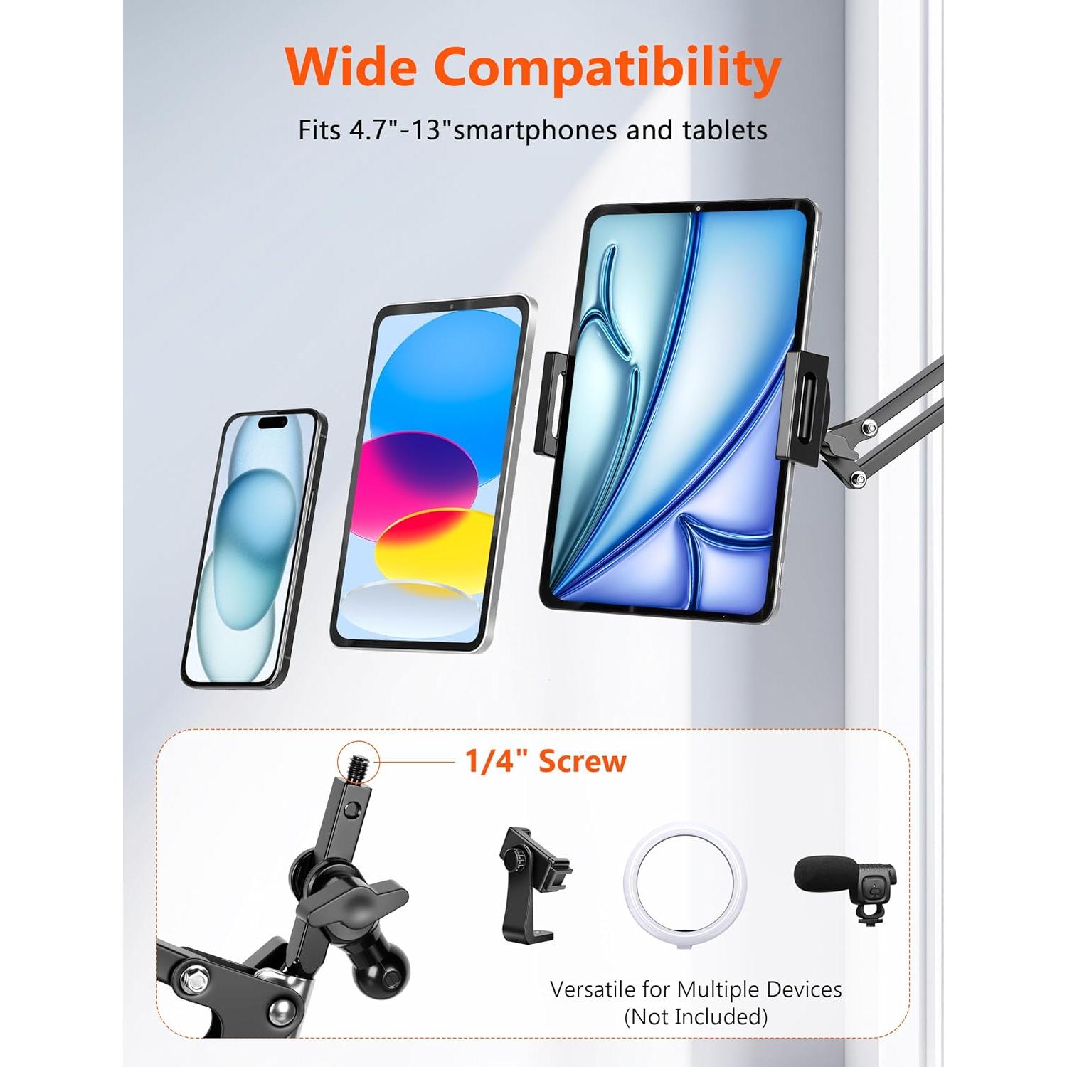 Soporte para Tablet de Escritorio Evekea DS02 360° Ajustable