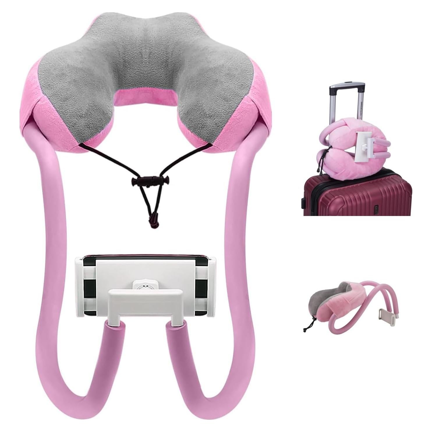 Soporte de Teléfono para Cuello U Capítulo Siete Rosa 360°