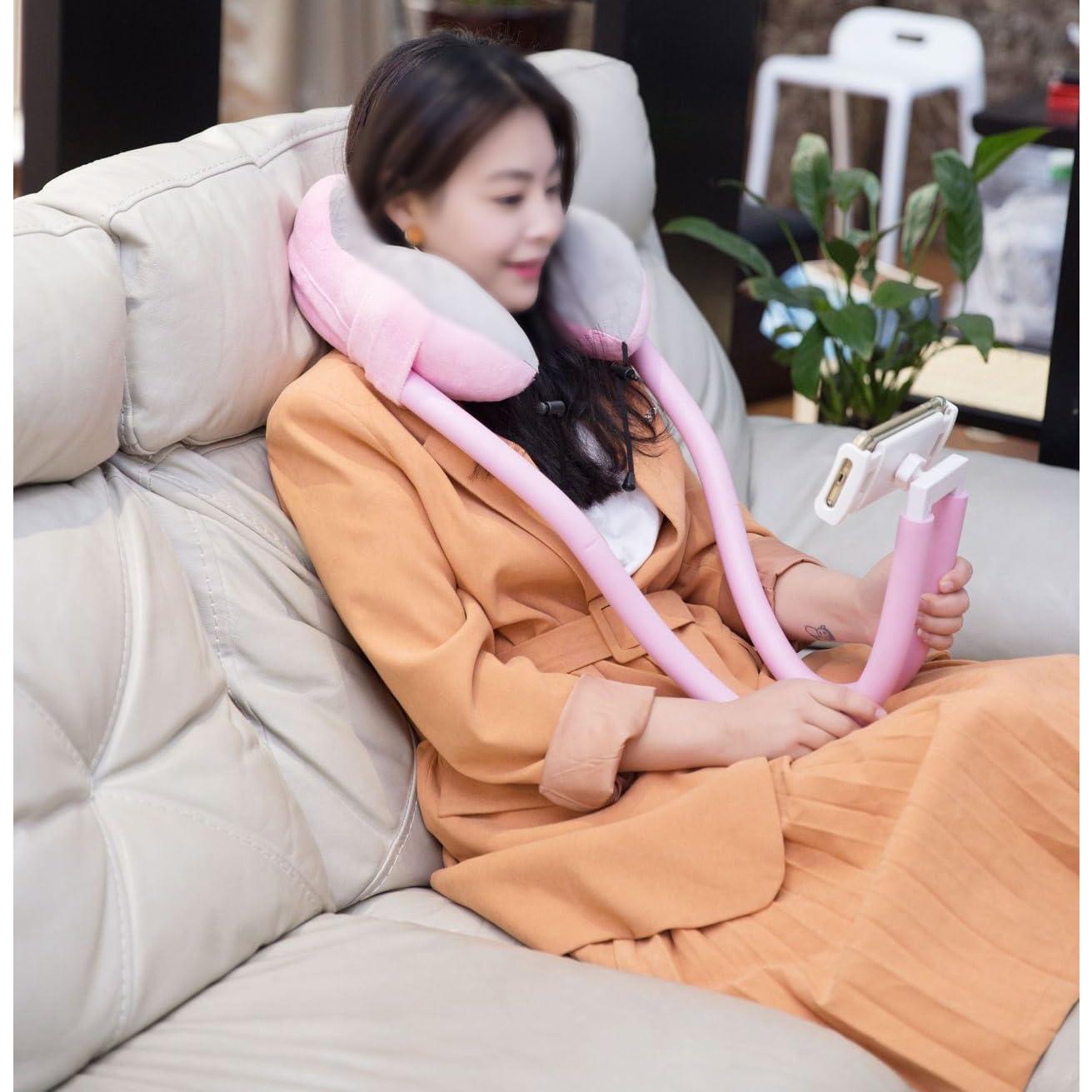 Soporte de Teléfono para Cuello U Capítulo Siete Rosa 360°