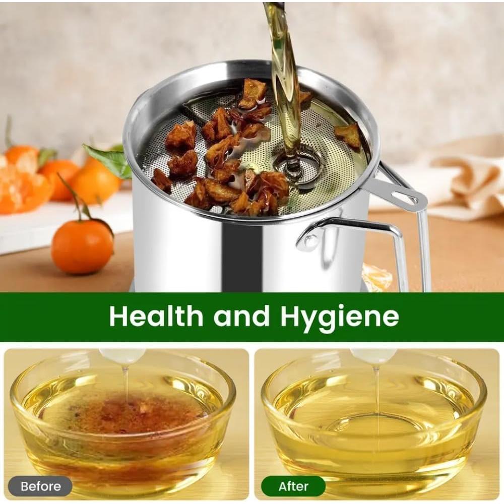 Contenedor de Grasa de Tocino Komost 1.3L Acero Inoxidable