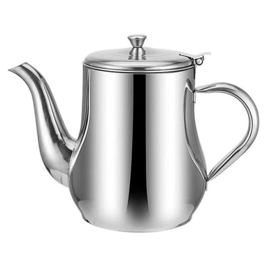 Olla de Filtro de Aceite Angoily 700ml Acero Inoxidable con Colador