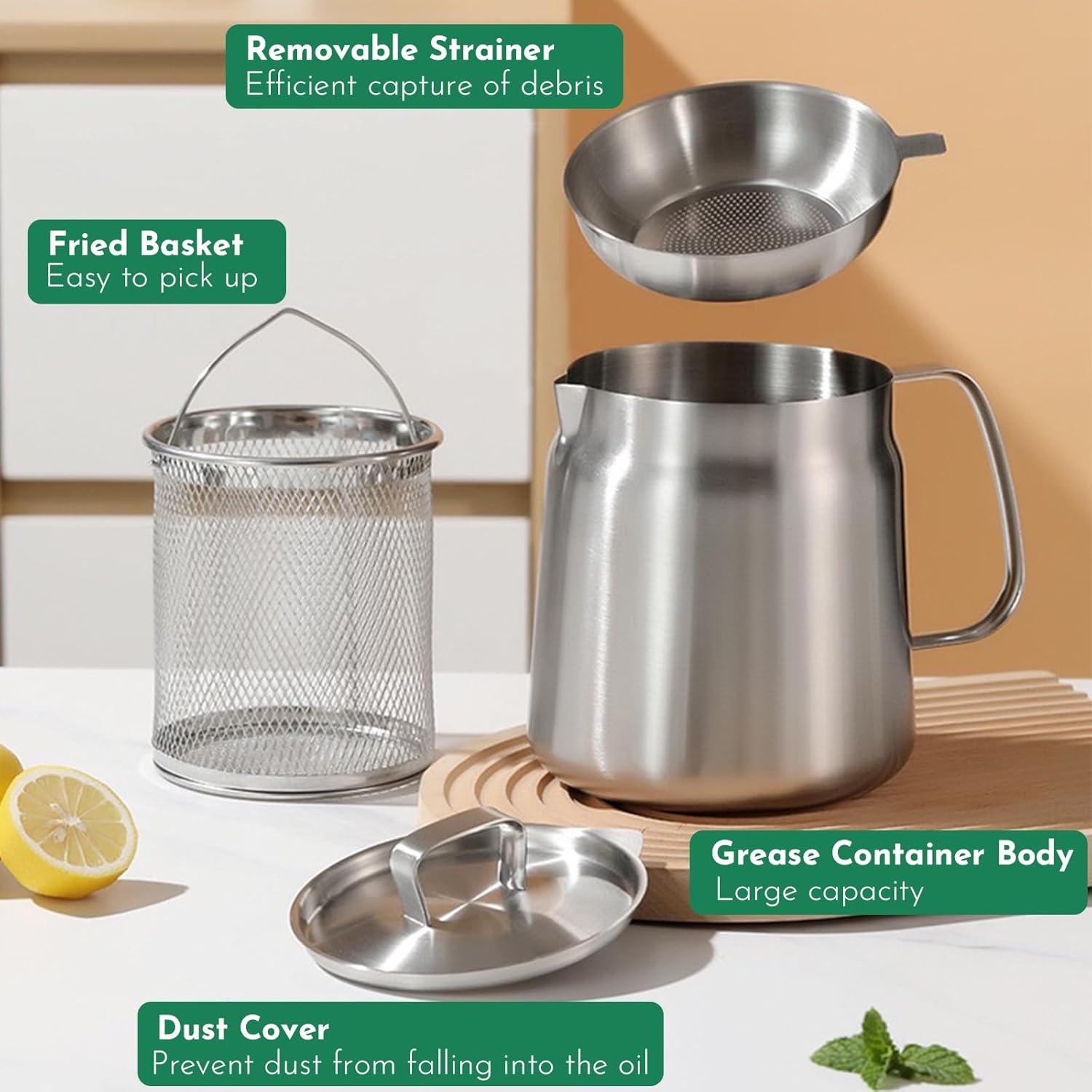 Filtro de Aceite de Acero Inoxidable 304 HOMKULA 1.9L