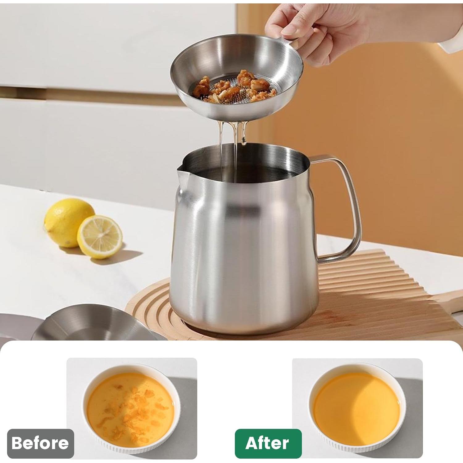 Filtro de Aceite de Acero Inoxidable 304 HOMKULA 1.9L