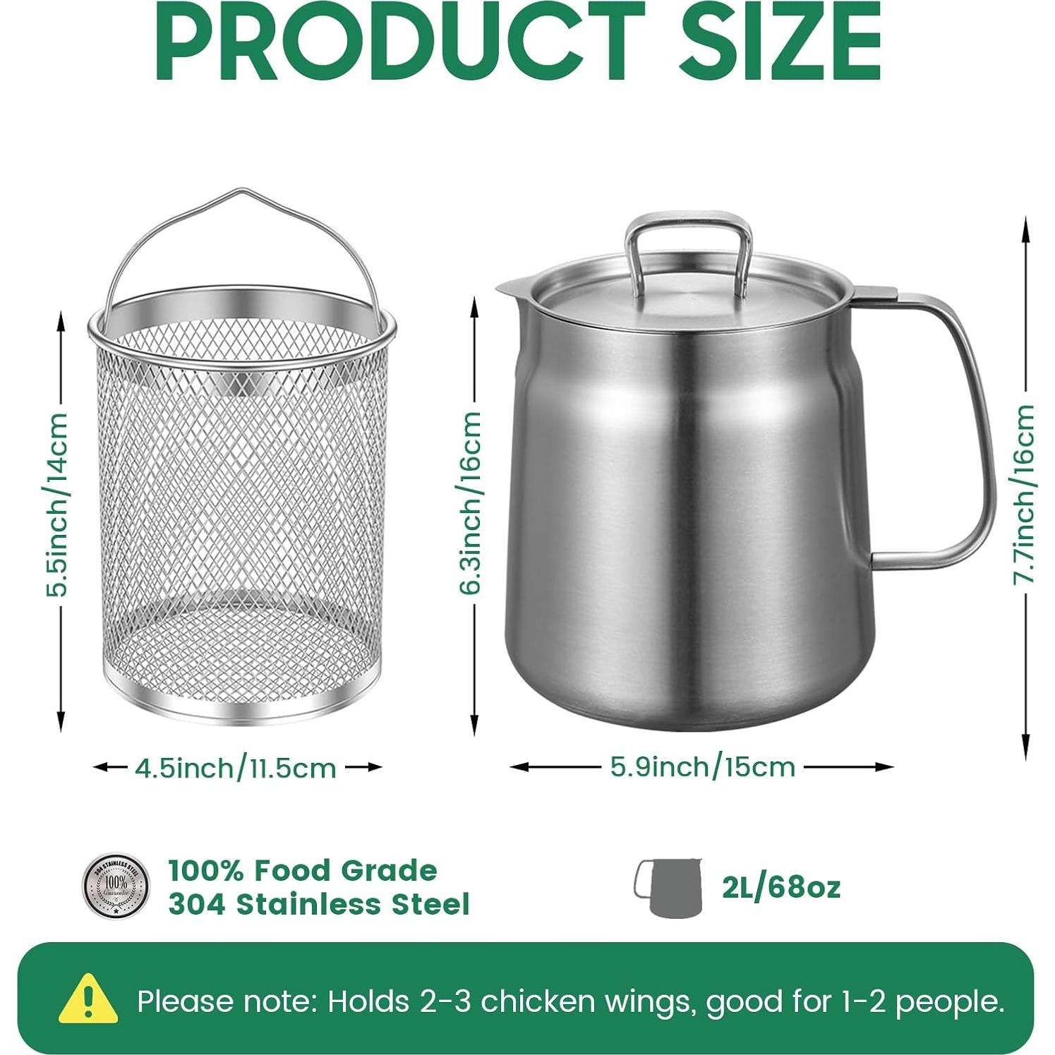 Filtro de Aceite de Acero Inoxidable 304 HOMKULA 1.9L