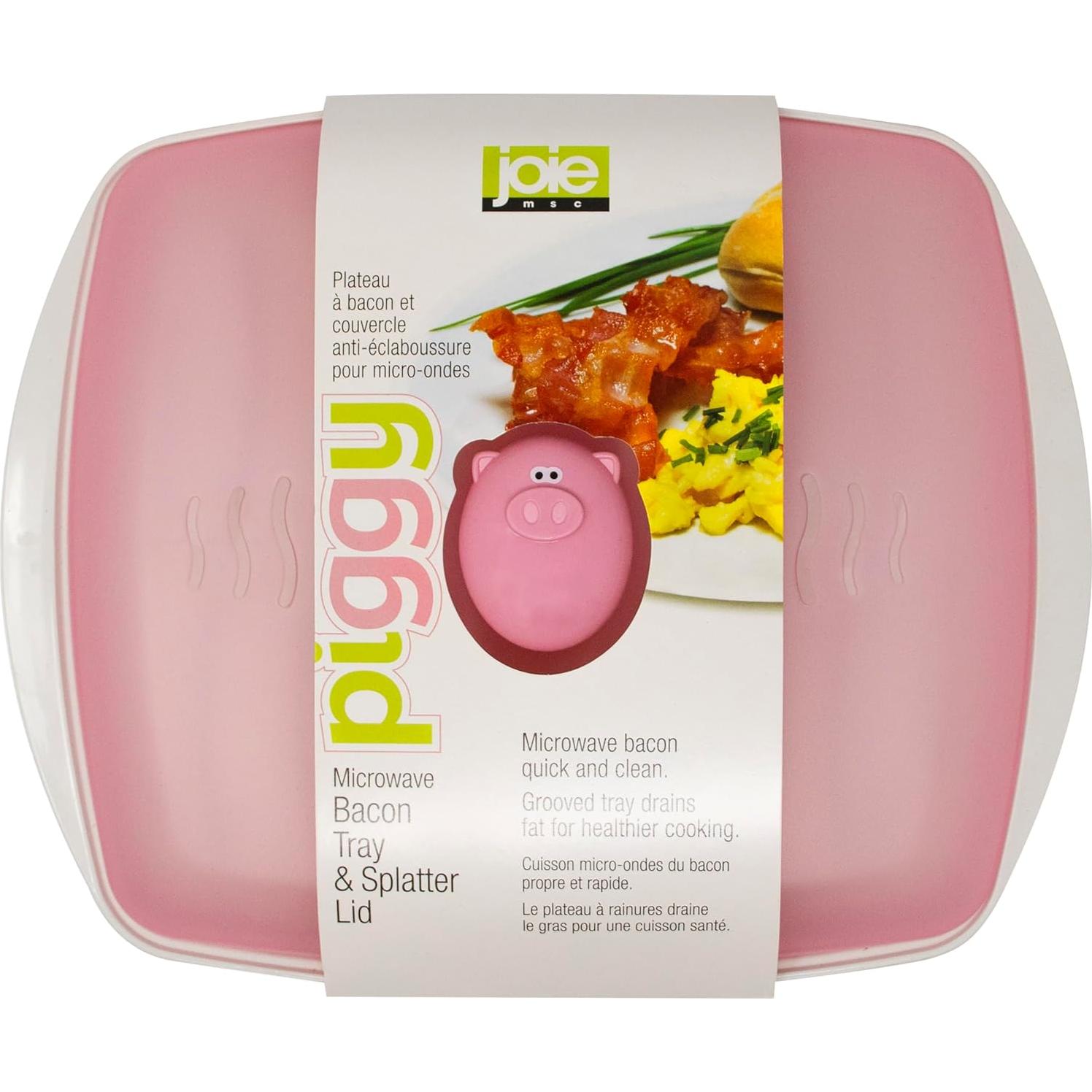Bandeja para cocinar tocino en microondas Joie Piggy 22.86x20.32cm