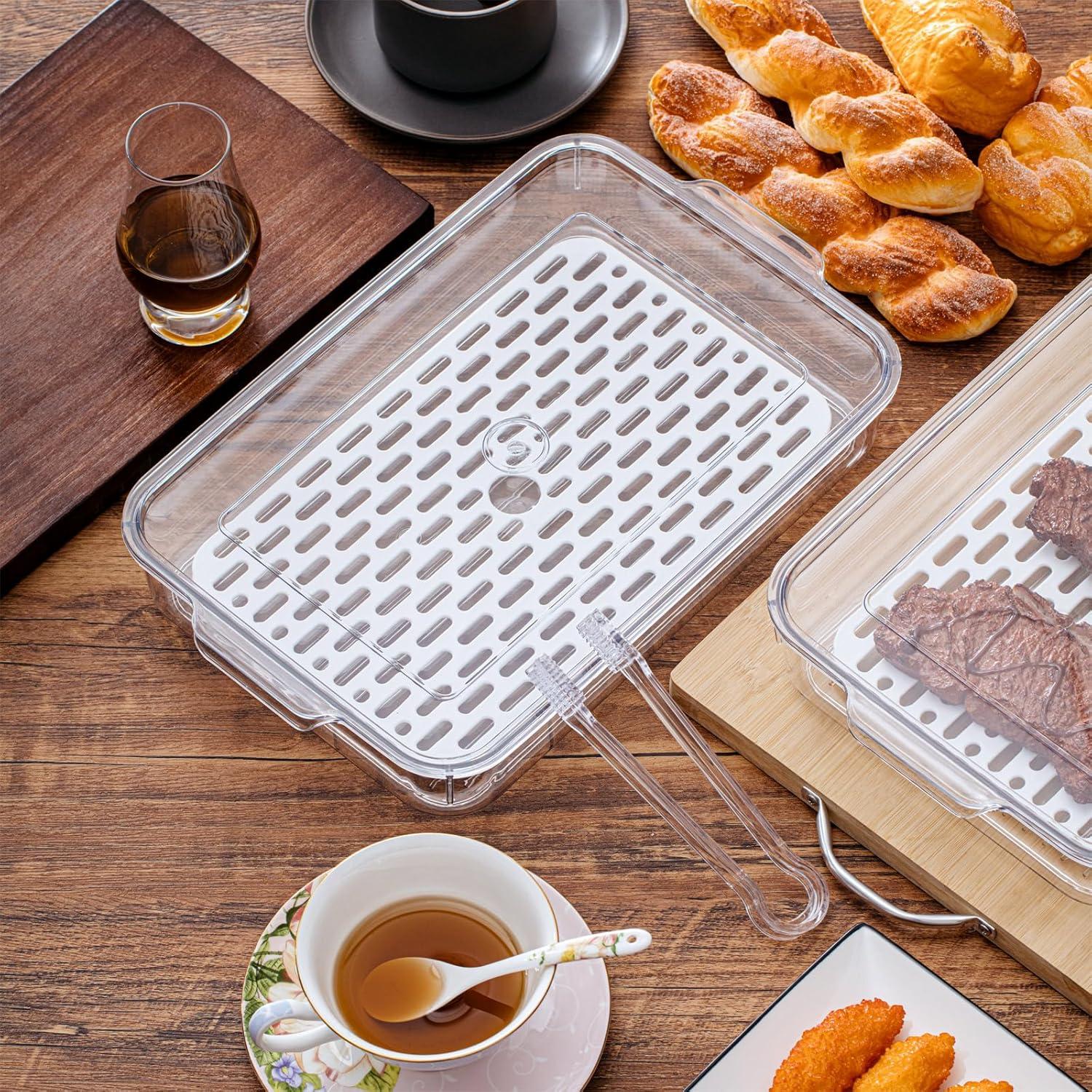 Contenedor de Almacenamiento de Tocino FillTouch 2 Pcs 35x20x5 cm