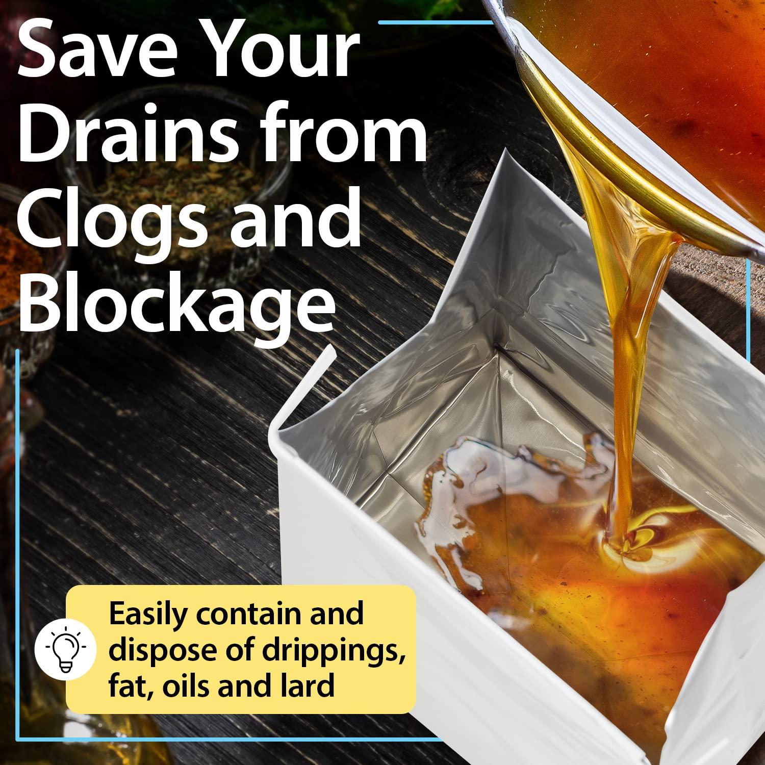 Bolsas de Grasa Desechables Impresa - 20 Unidades, 0.62 L