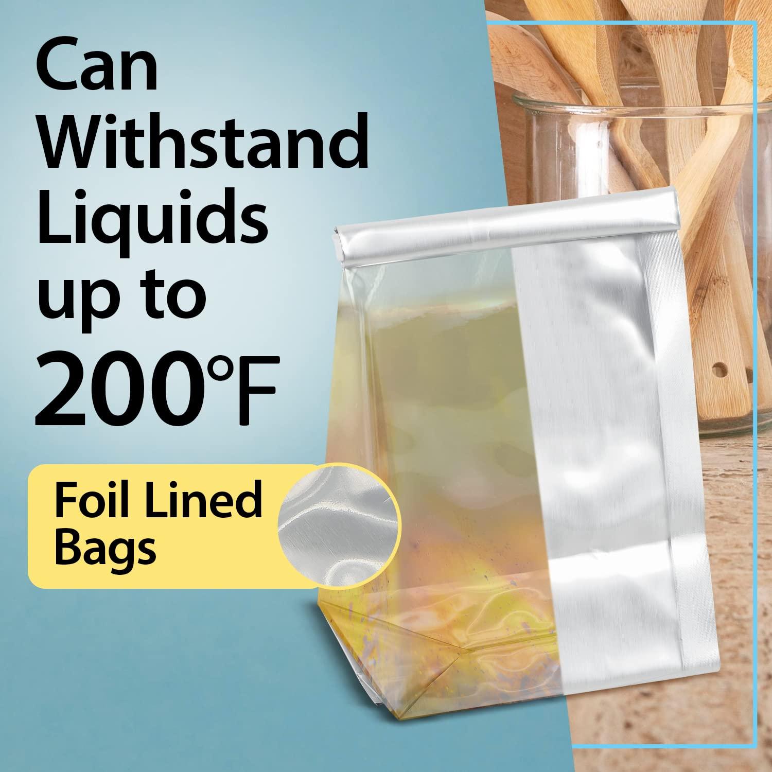 Bolsas de Grasa Desechables Impresa - 20 Unidades, 0.62 L