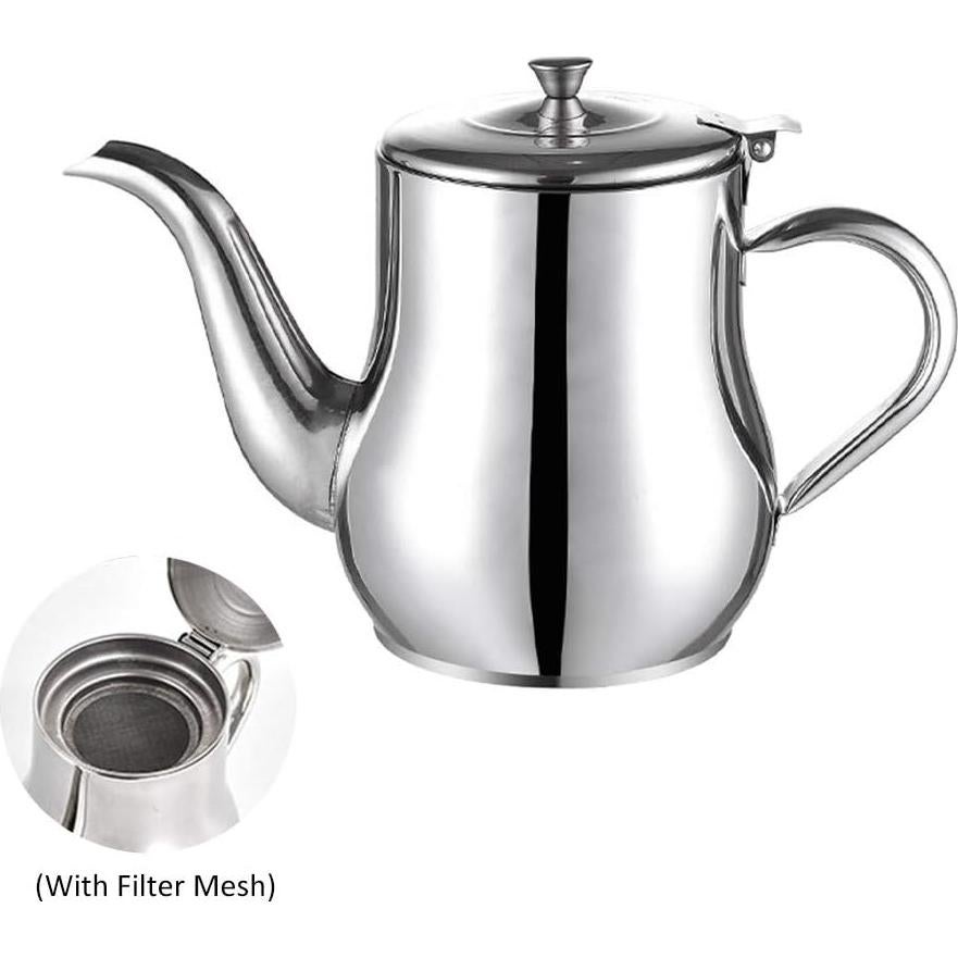 Lata de Aceite de Acero Inoxidable LVOERTUIG 24oz con Filtro