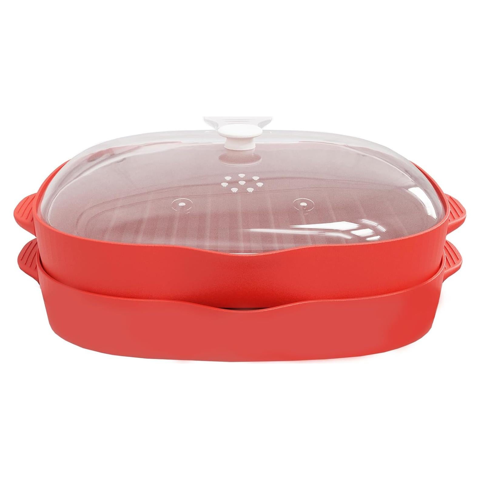 Horno Microondas NICO SEEWONDER para Bacon con Tapa Antisalpicaduras