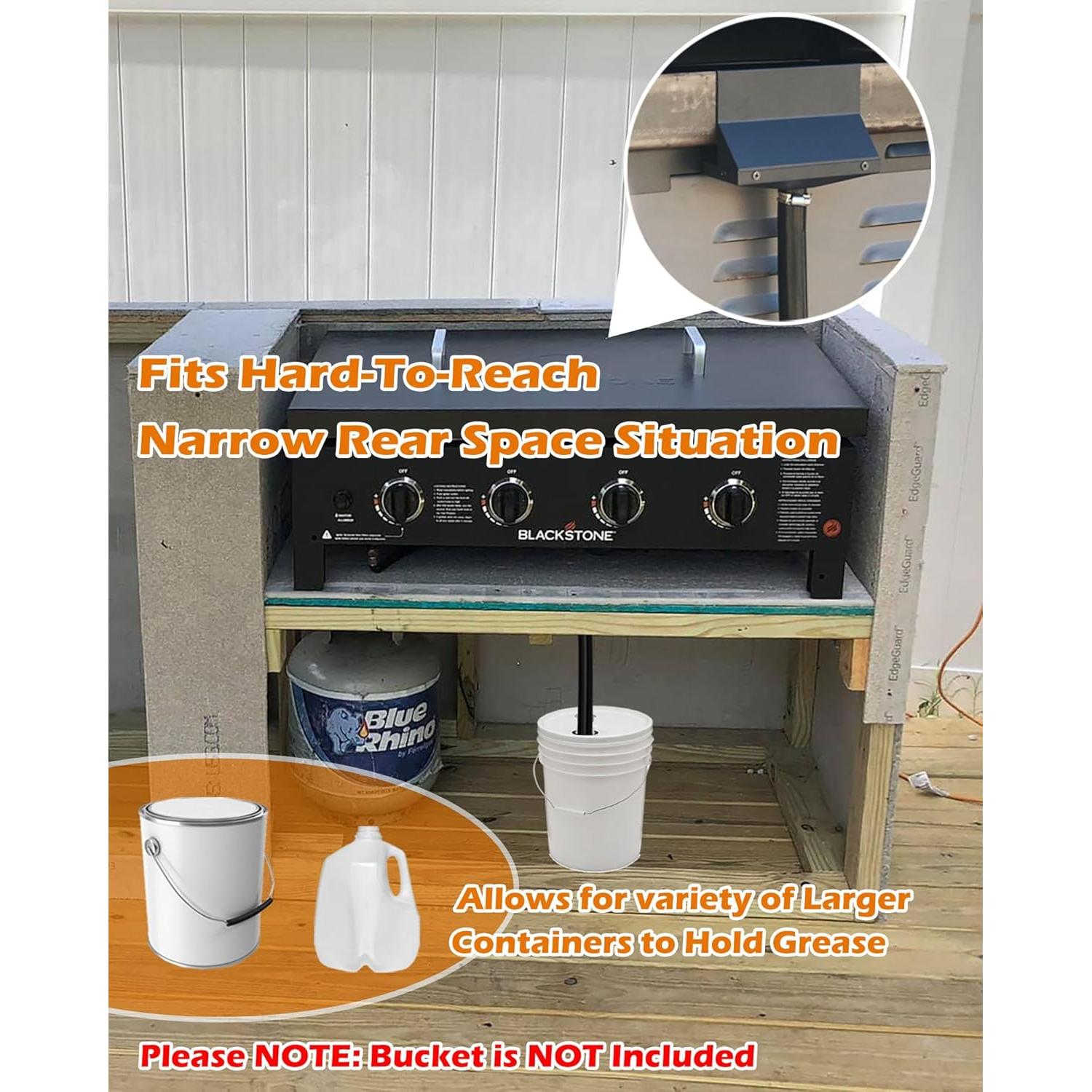 Embudo de Drenaje de Grasa Blackstone 14.5x5x13 cm Accesorios