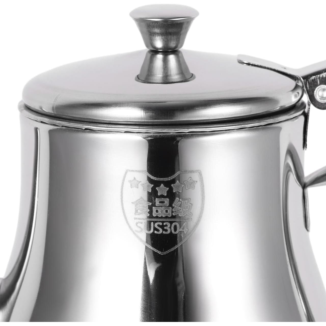 Contenedor de Aceite Acero Inoxidable BIUDECO 368g con Filtro