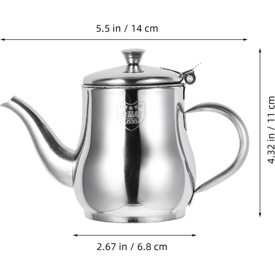 Contenedor de Aceite Acero Inoxidable BIUDECO 368g con Filtro