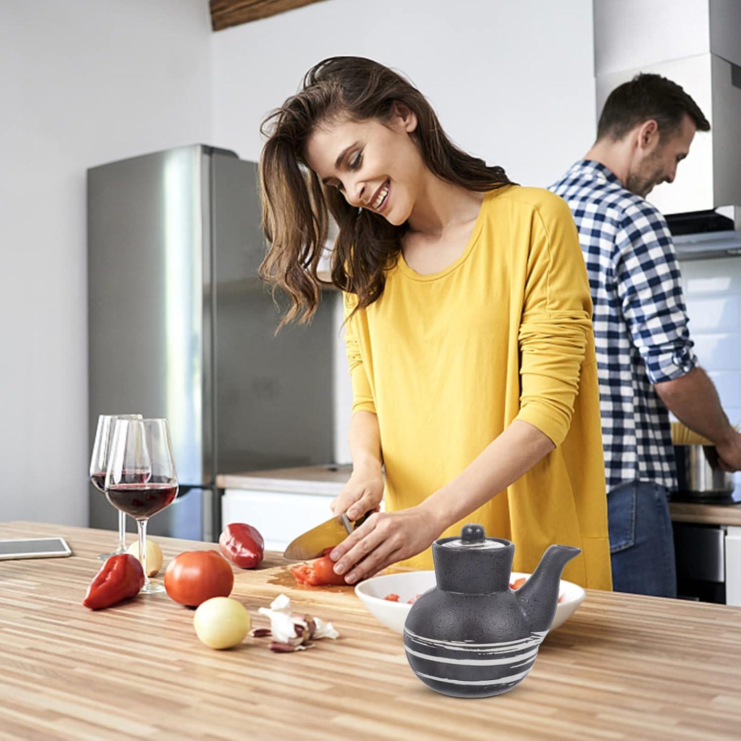 Botella Dispensadora de Salsa de Soja Cerámica SHERCHPRY 160ml