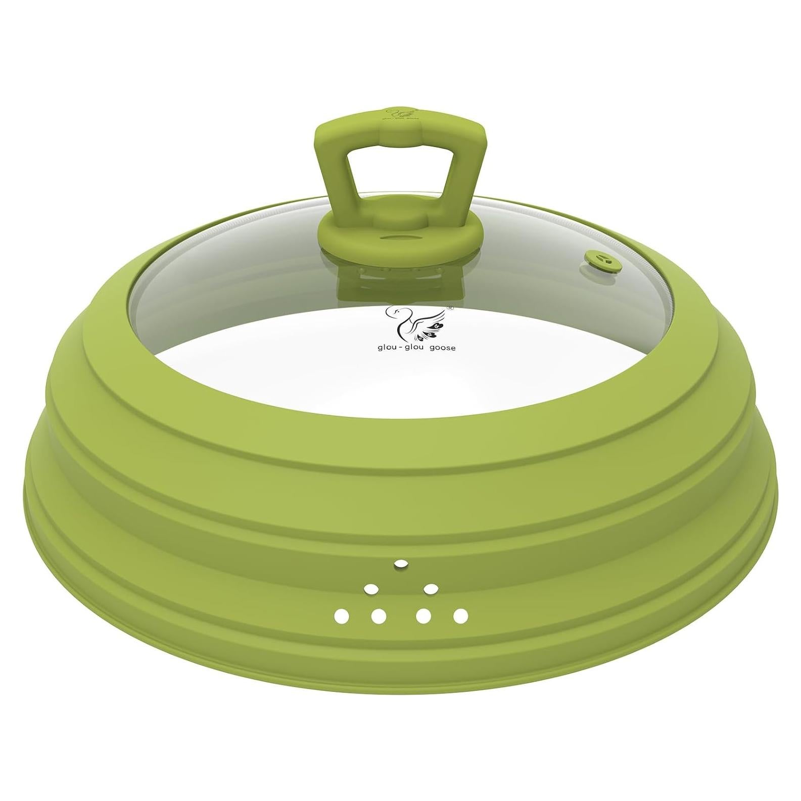 Cubierta para Microondas GLOU-GLOU 30 cm Vidrio Templado Verde