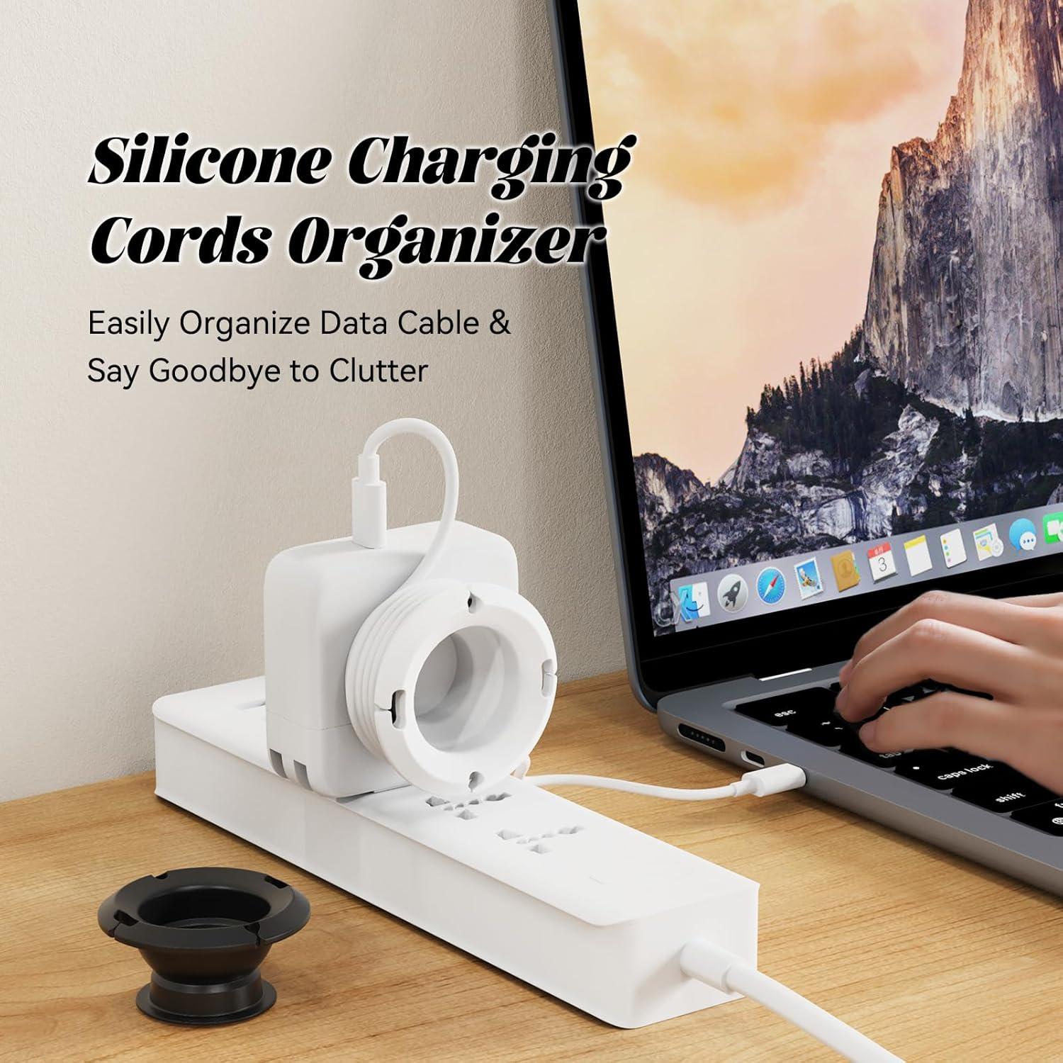 Organizador de Cargador Plegable Vaszu para Cables de PC