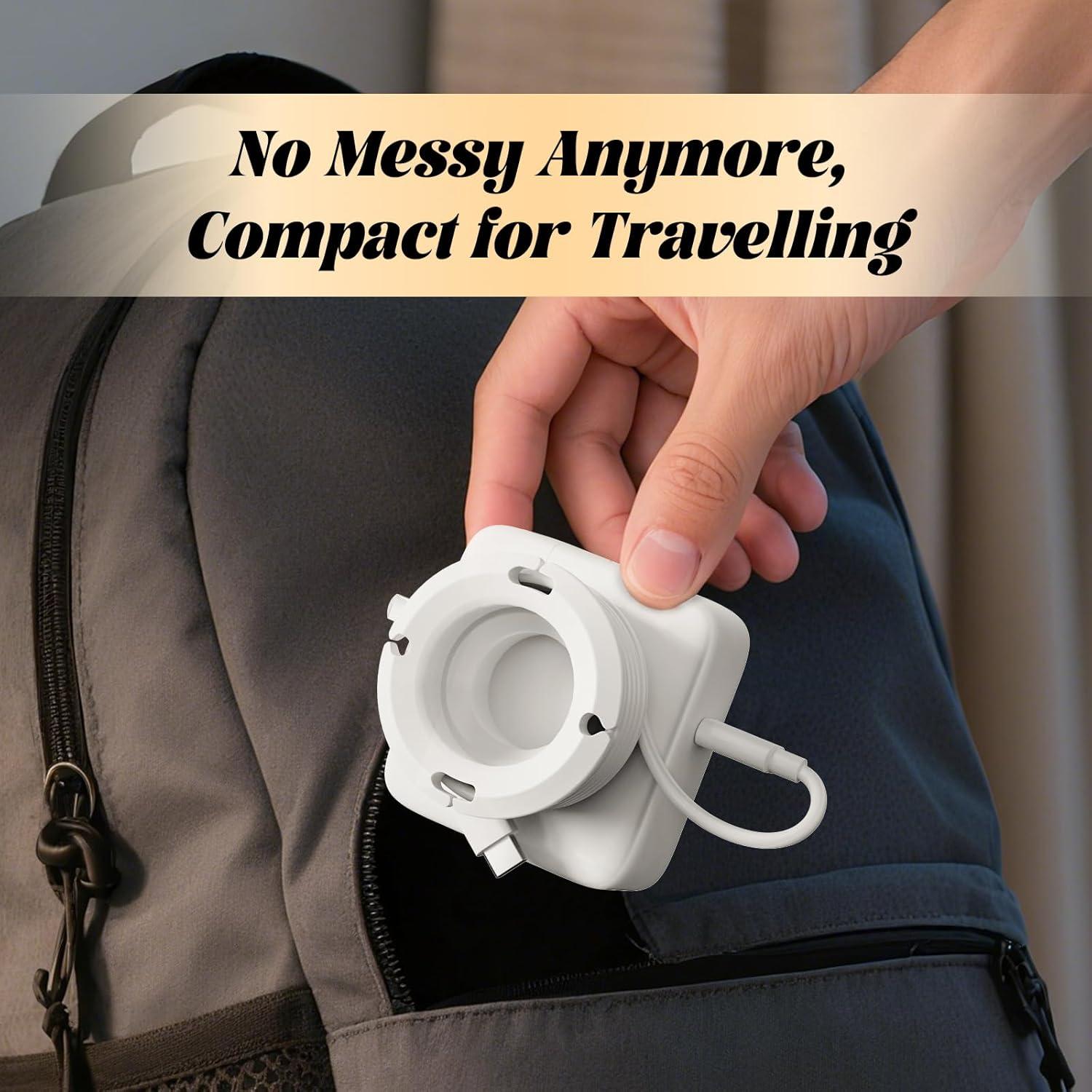 Organizador de Cargador Plegable Vaszu para Cables de PC