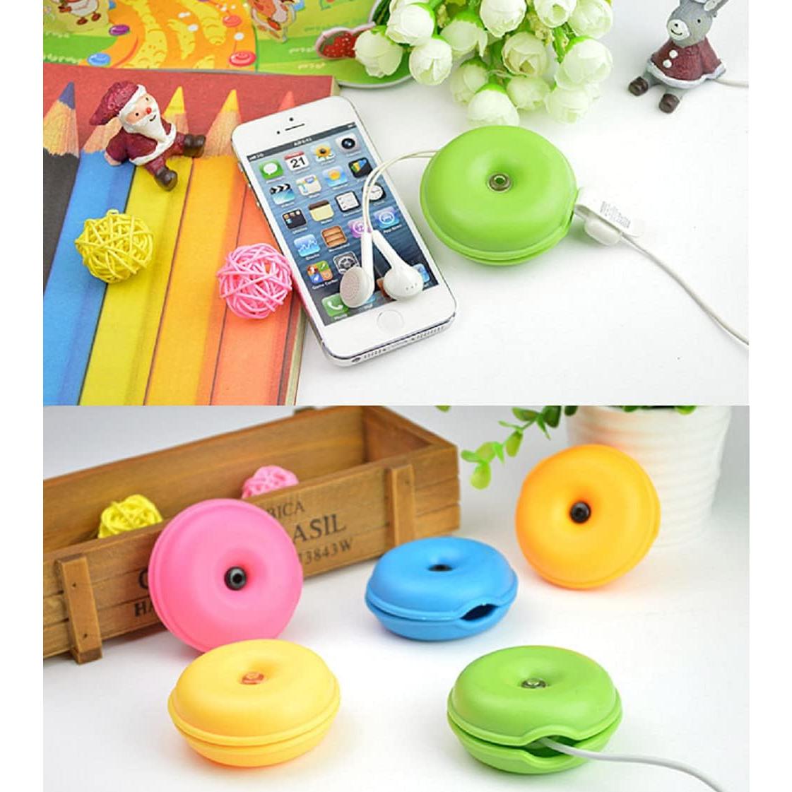 Organizador de Cables Turtle 5 Piezas Multicolor 7x3cm