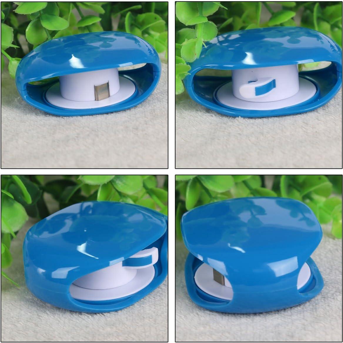 Enrollador de Cables Automático Stargoldenbell - Organizador Azul