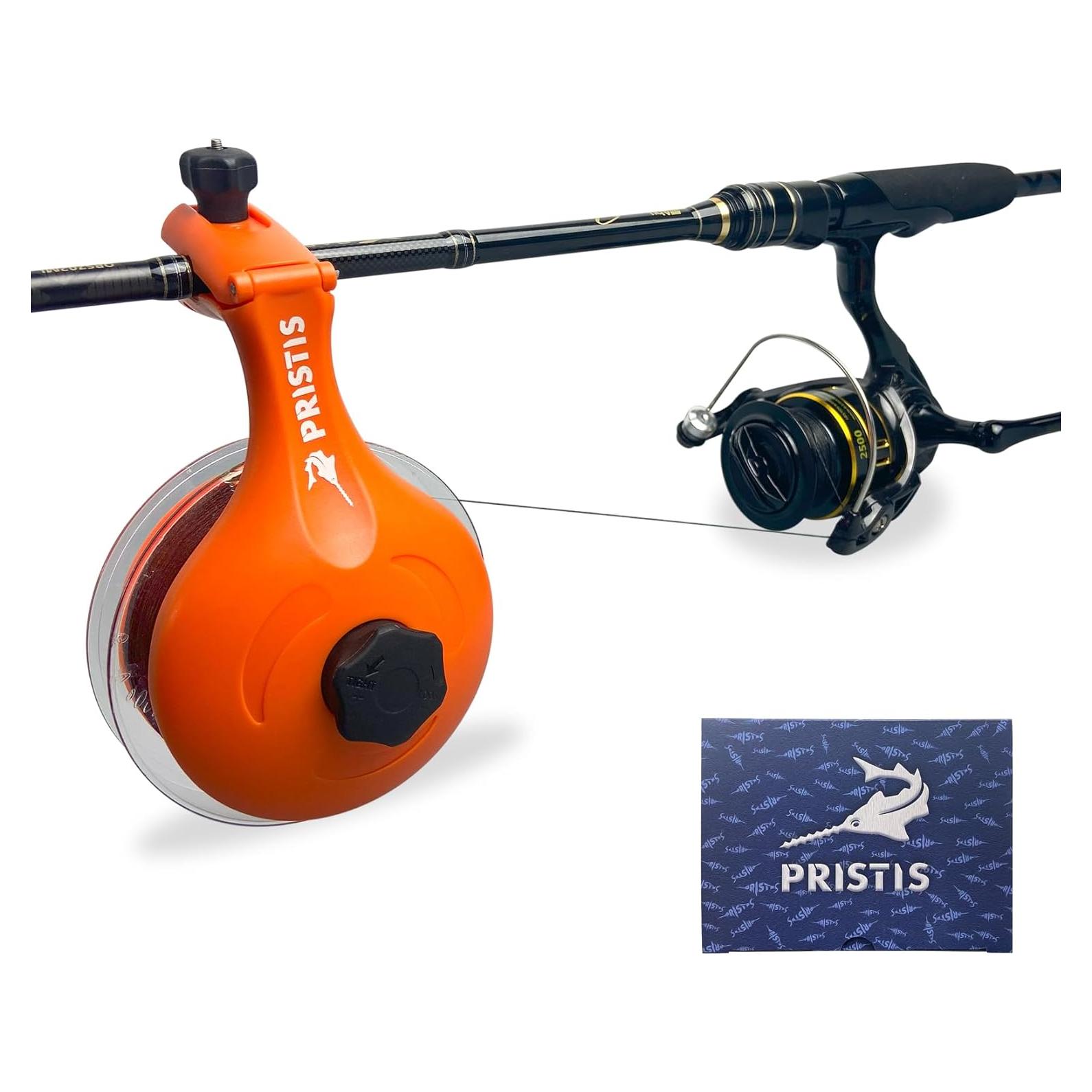 Enrollador de Línea de Pesca Pristis, Soporte Ajustable Antigiro