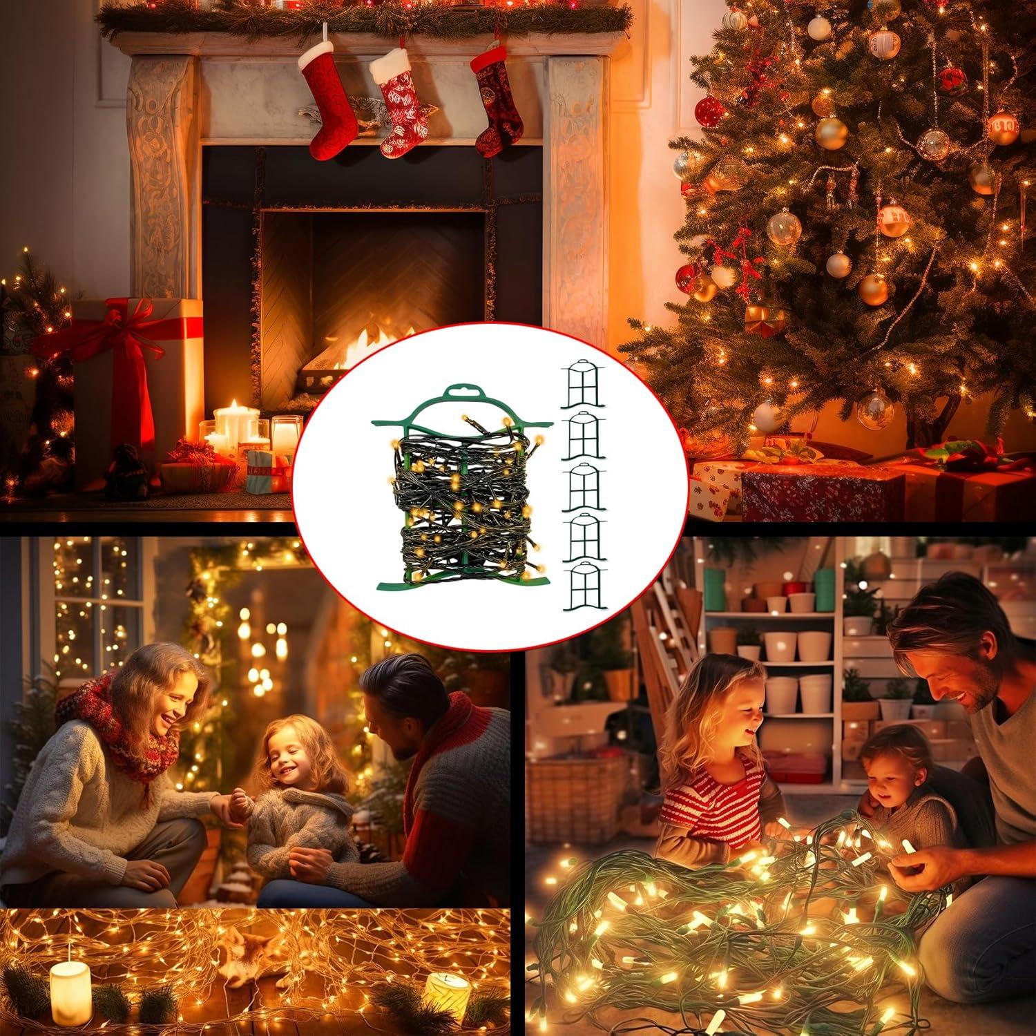 Juego de 6 Enrolladores de Cuerda Edison R&D - Rojo 10cm x 40cm