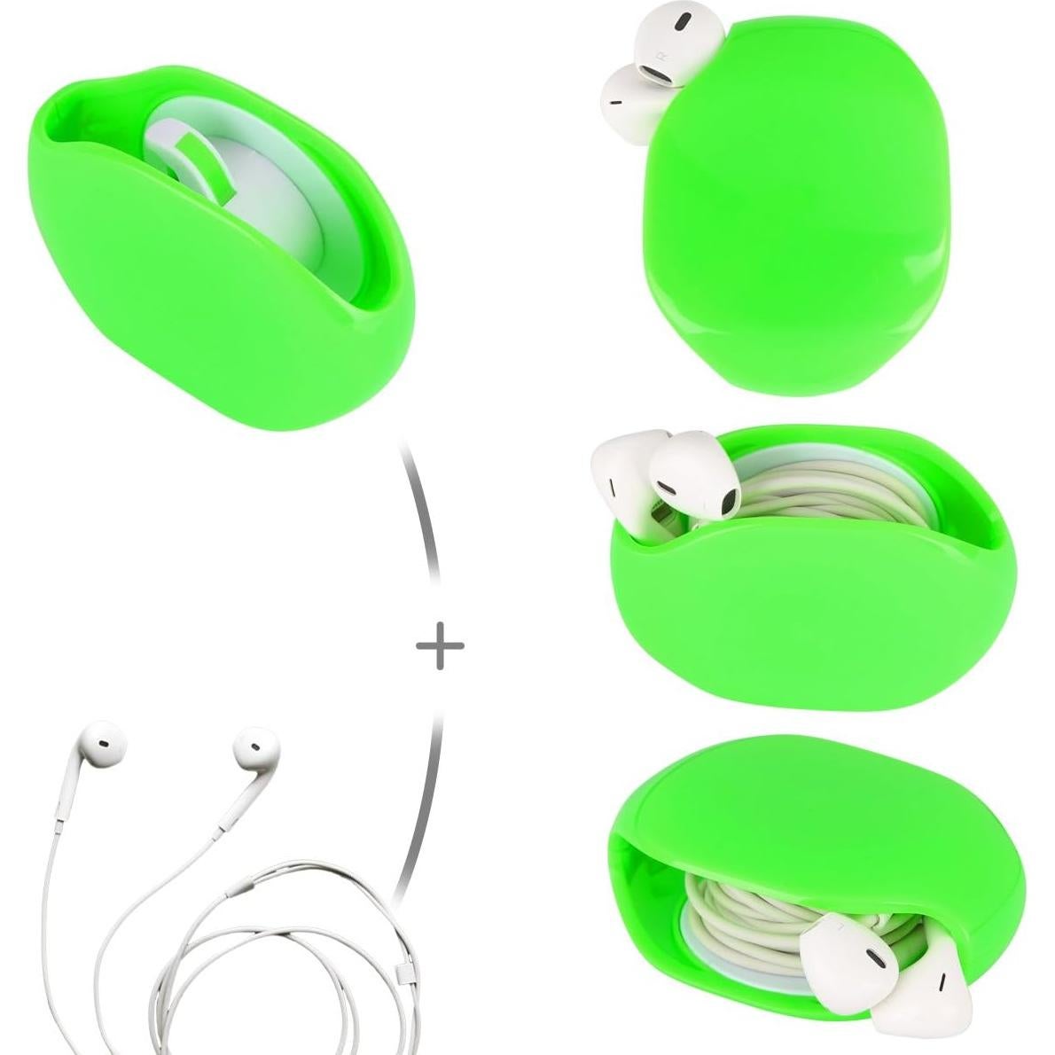 Organizador de Cables Automático Stargoldenbell Verde 6.8x5cm