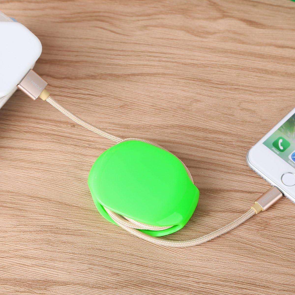 Organizador de Cables Automático Stargoldenbell Verde 6.8x5cm