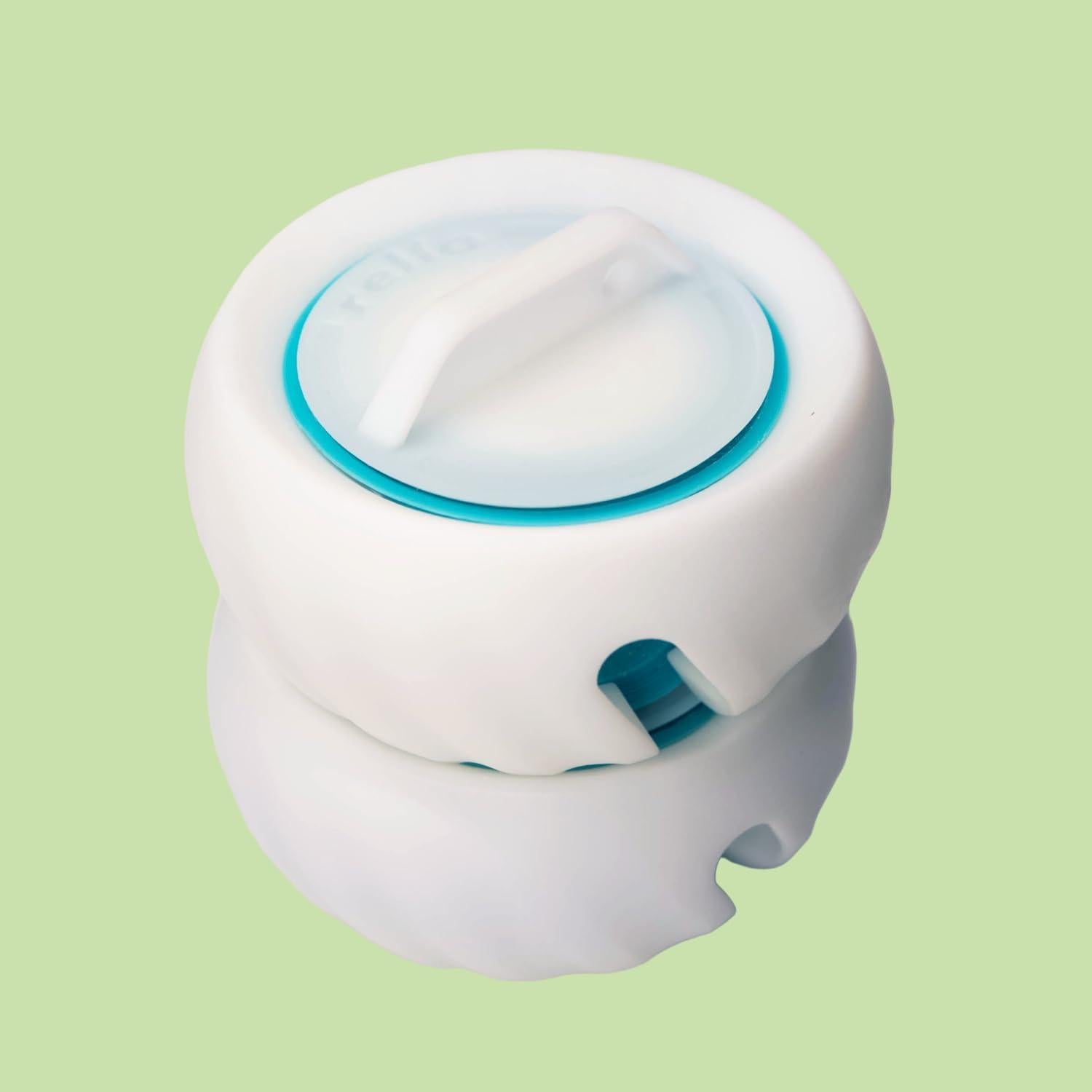 Organizador de Cables Relio Rlo-001, Blanco y Turquesa, 1.22 m