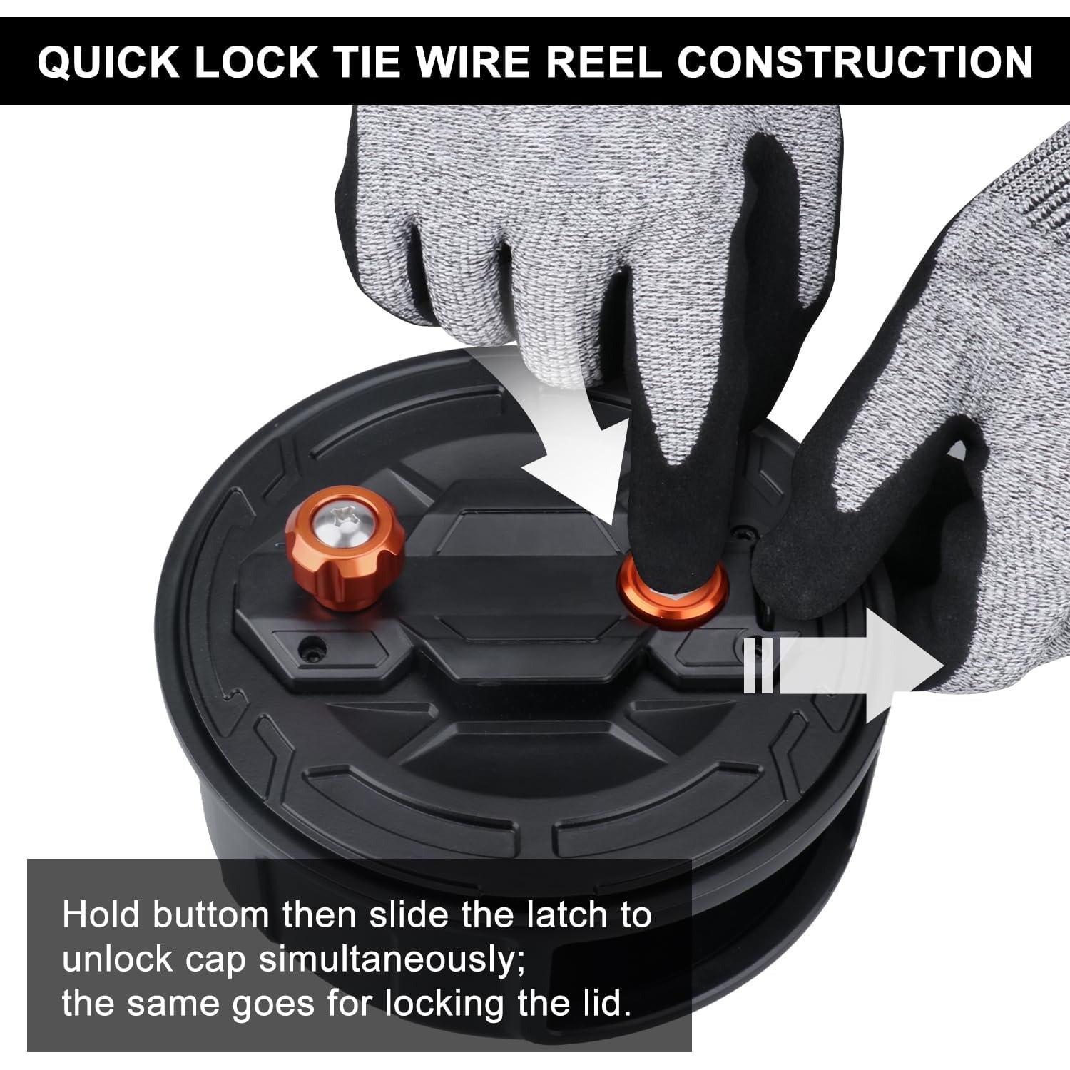 Carrete de Alambre de Sujeción Emphira E28 - Aluminio Ligero, 1.10 kg