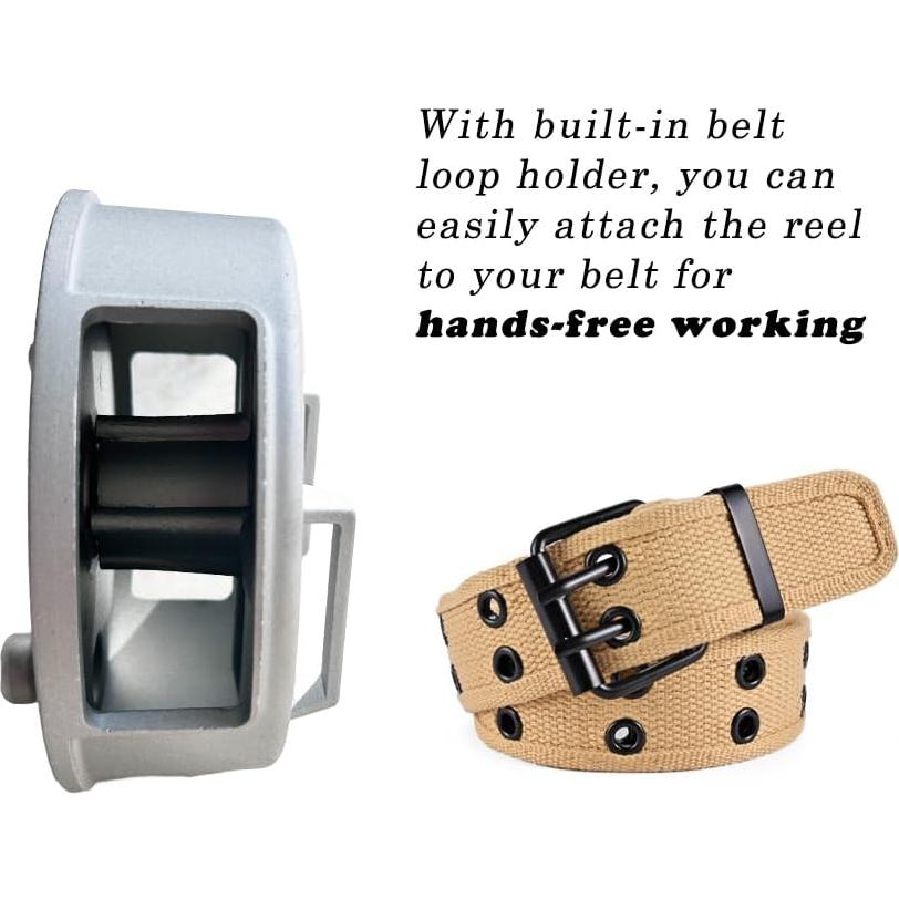 Carrete de Alambre Olamochi con Cinturón de Trabajo 0.92 kg