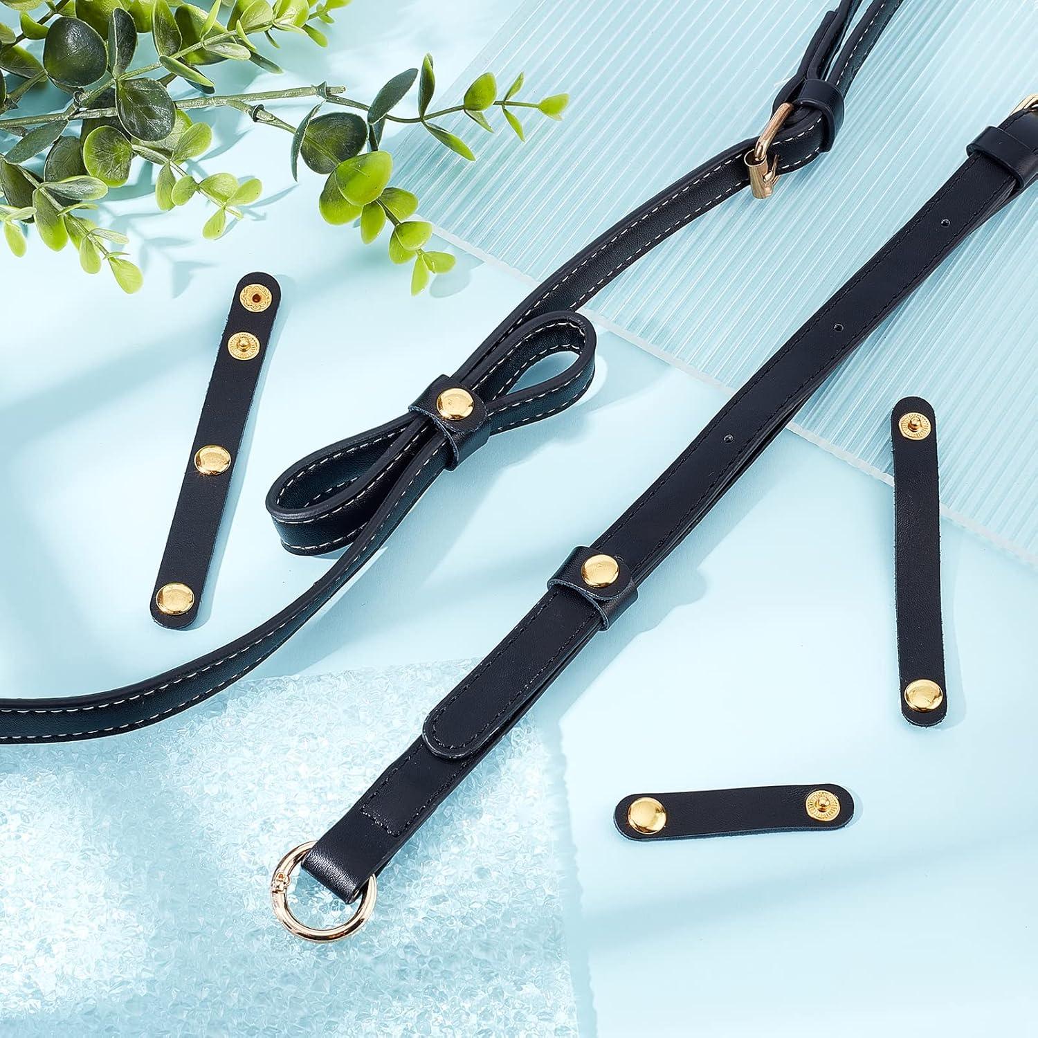 Organizador de Cables de Cuero WADORN 5 Tamaños Negro