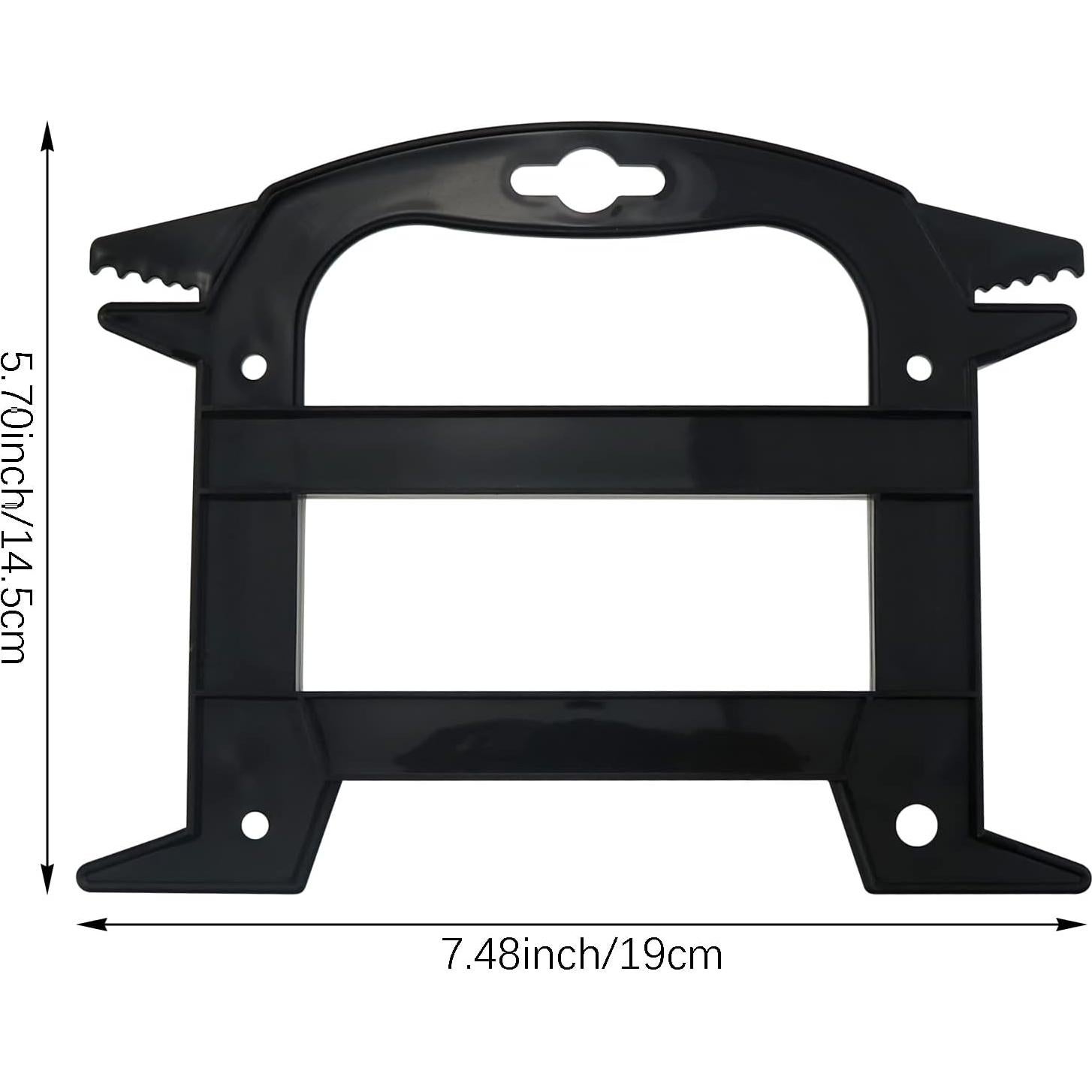 Paquete de 10 Organizadores de Cuerda Aswewamt 14.5 cm Negro