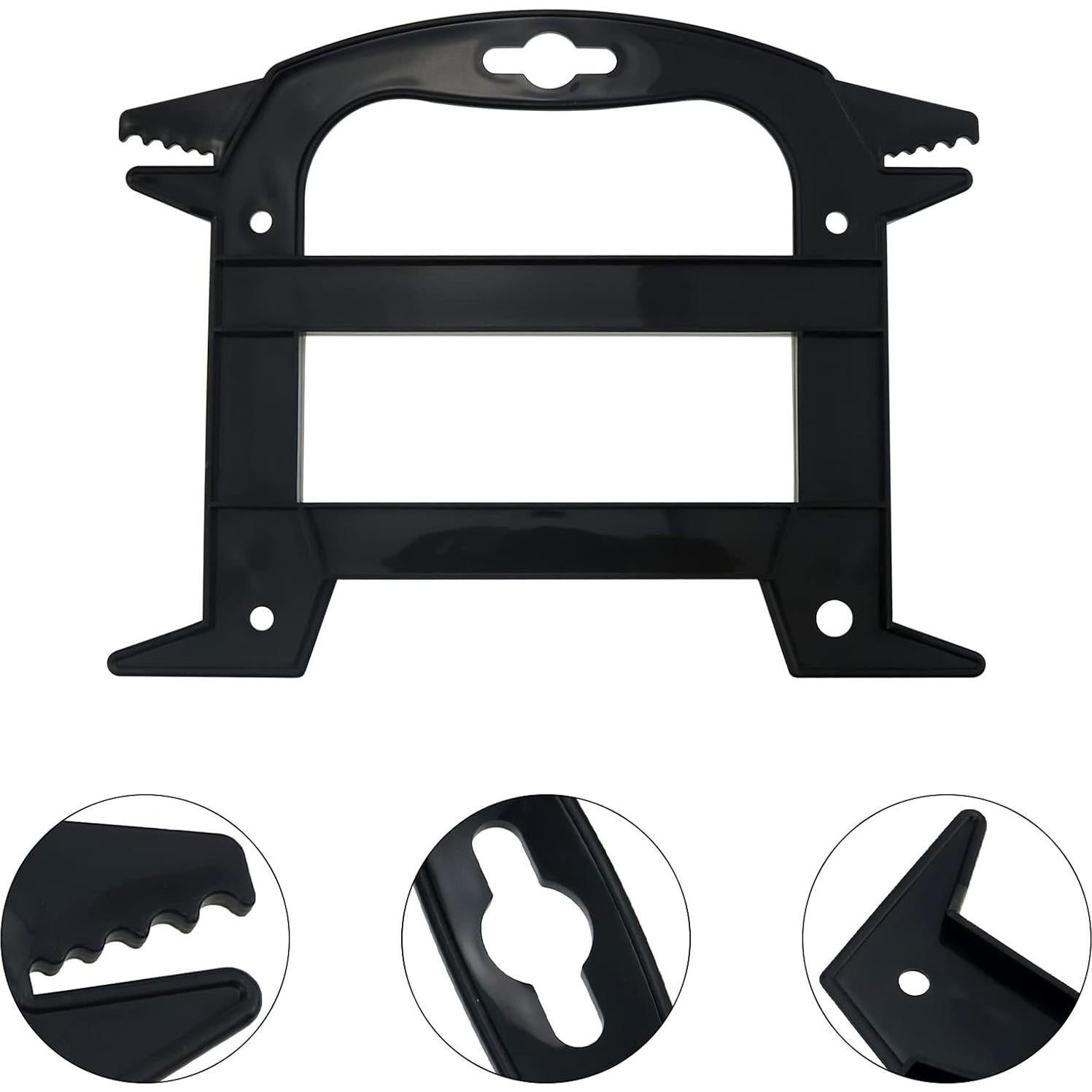 Paquete de 10 Organizadores de Cuerda Aswewamt 14.5 cm Negro